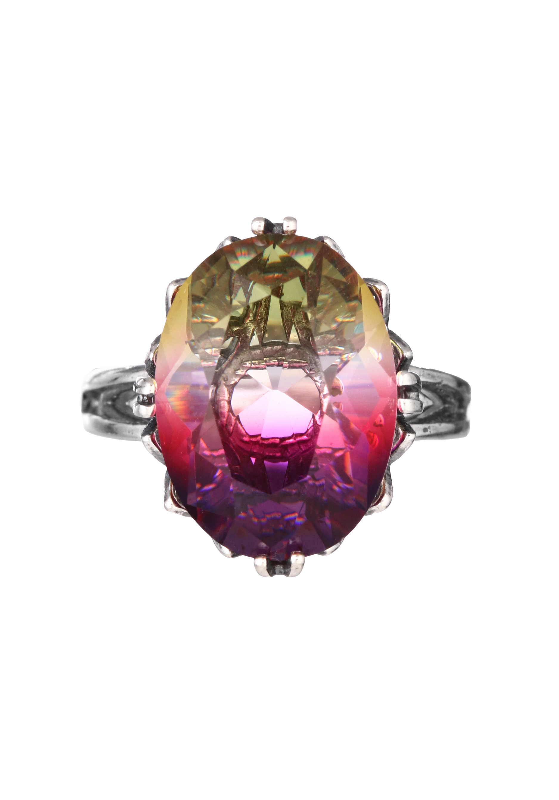 Комплект "Дивные сокровища" (серьги, кольца) Silver Star, цвет белый, размер 20 перстень - фото 8