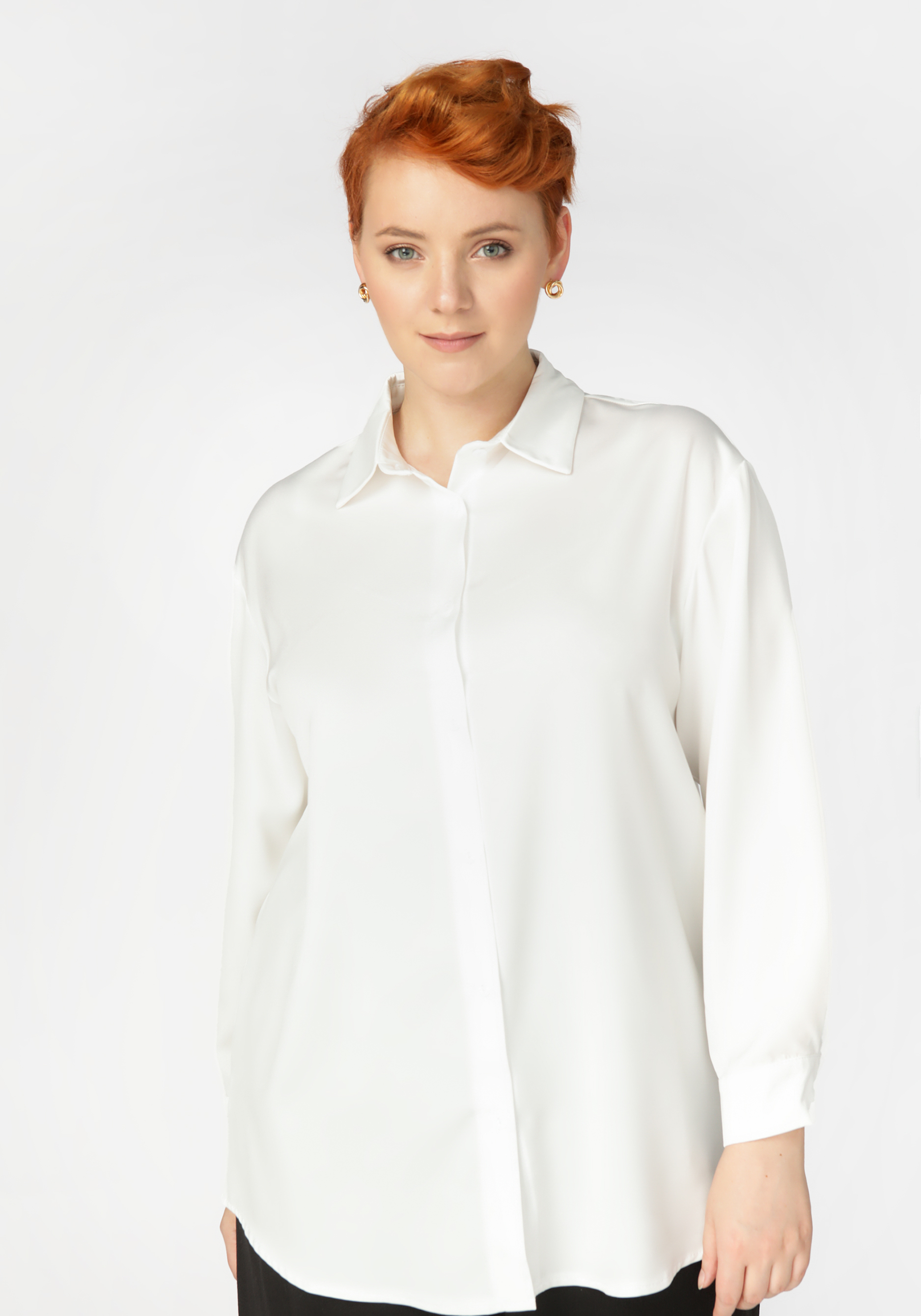 Блуза женская «Вероника», цвет сиреневый, размер 56 - фото 1