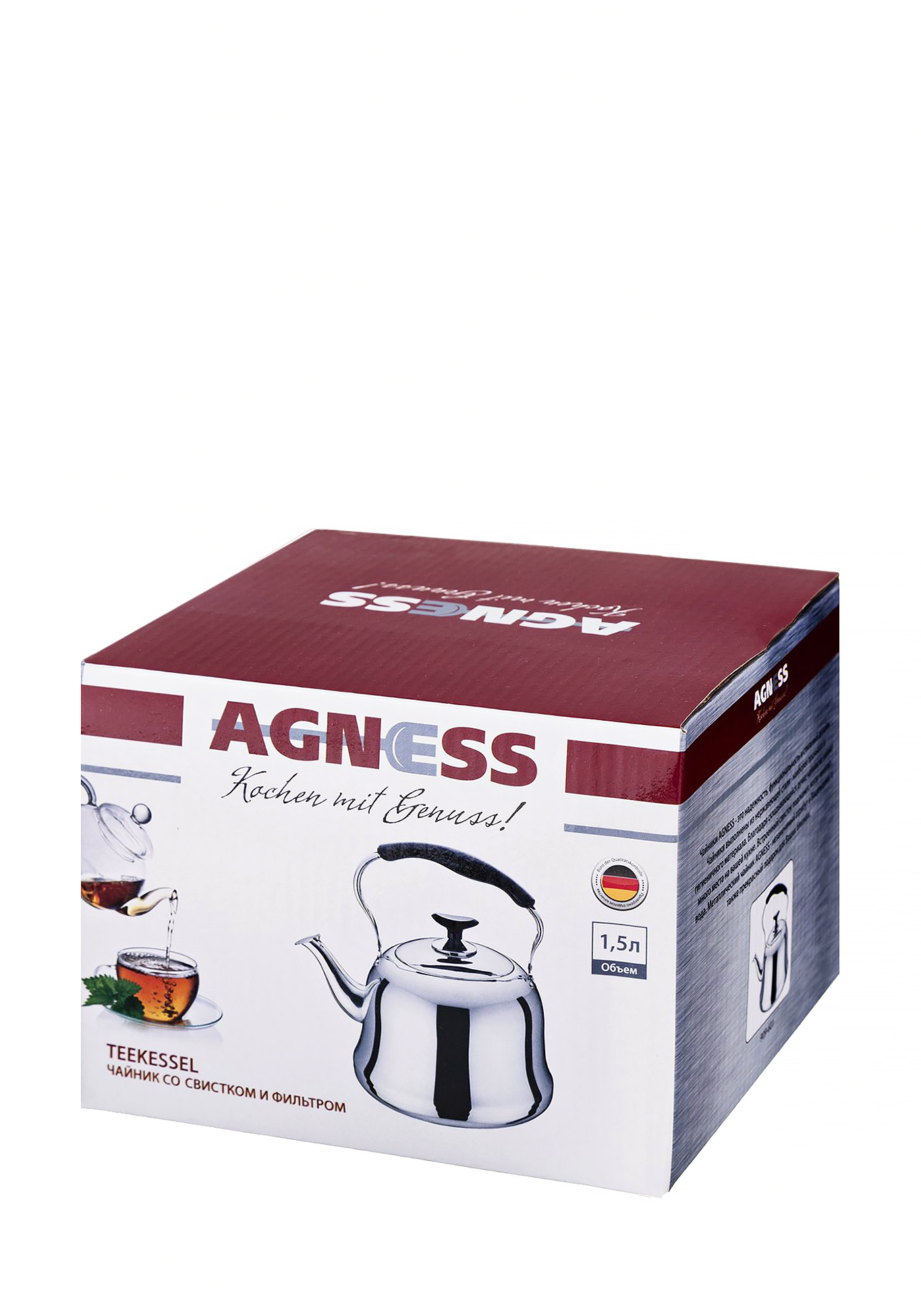 Чайник со свистком и фильтром AGNESS AGNESS, размер 2 - фото 4