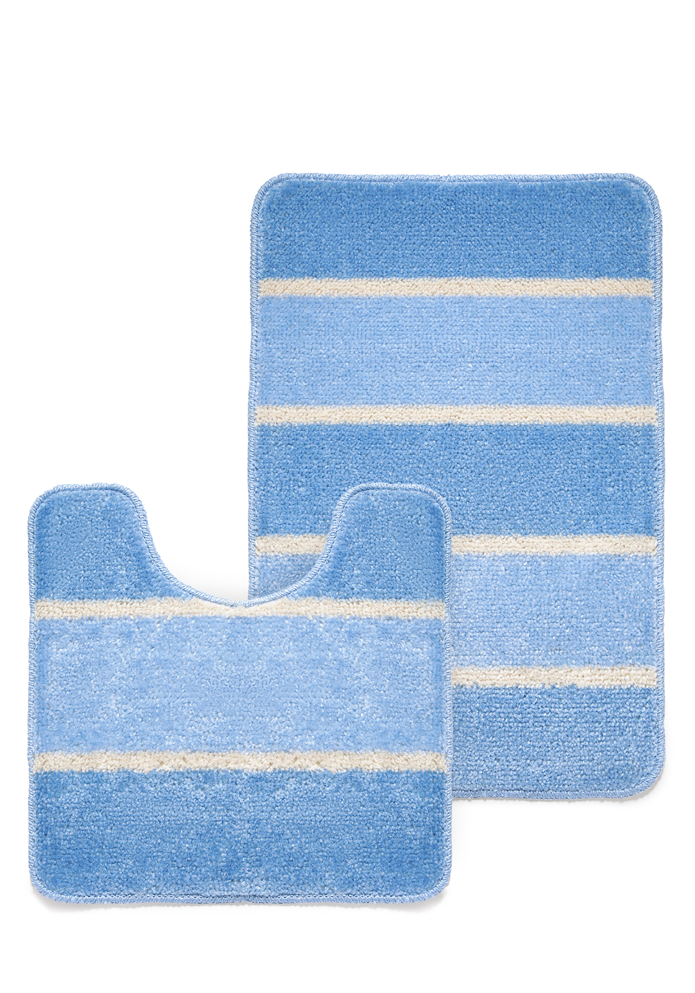 Комплект ковриков для ванной «Альянс», цвет голубой - фото 1