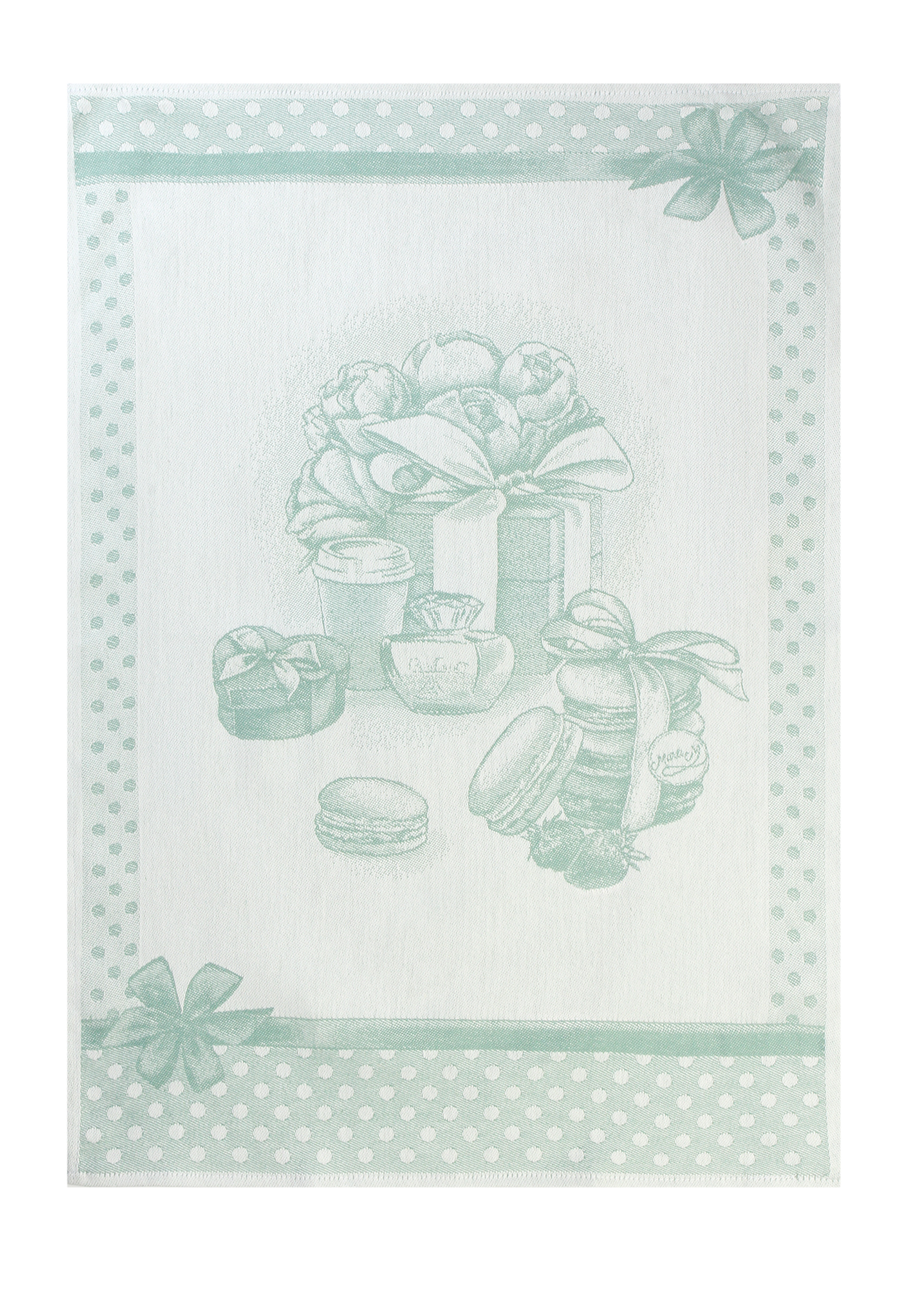 Полотенце кухонное жаккардовое 50х70, цвет серый - фото 9