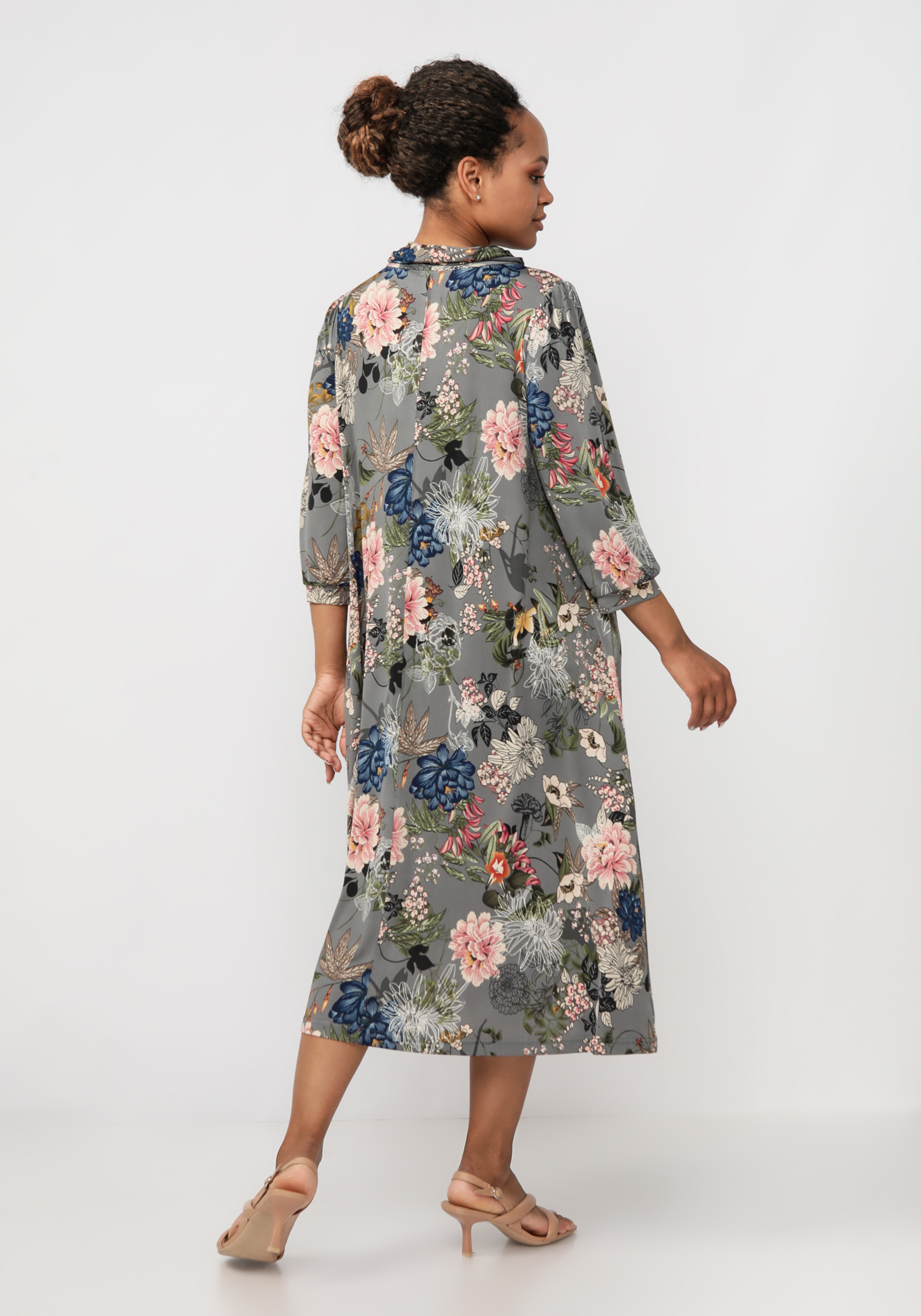 Платье "Маргана" Синель, цвет мультиколор, размер 56 - фото 4