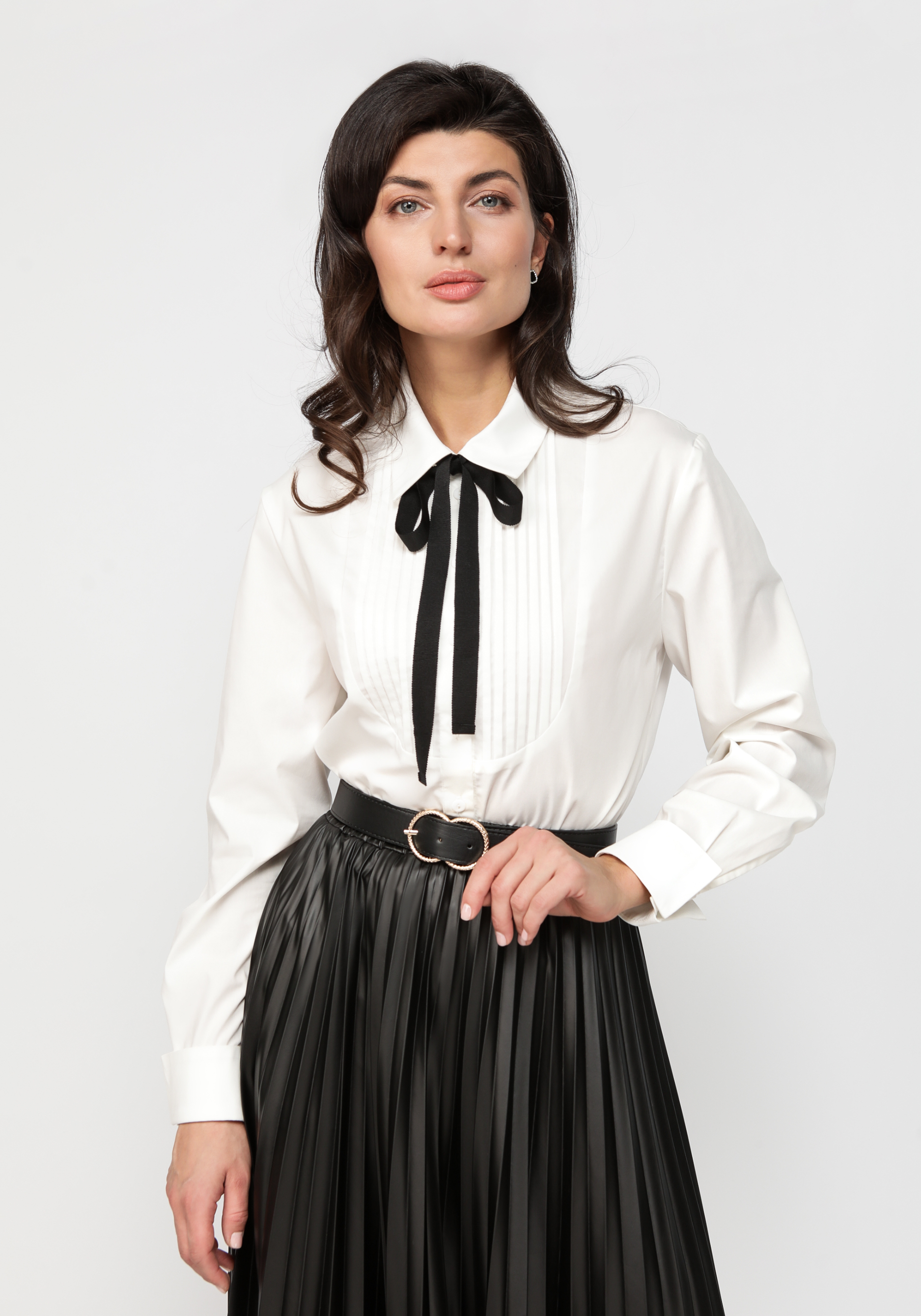 Блузка из хлопка с декором костюм блузка шорты