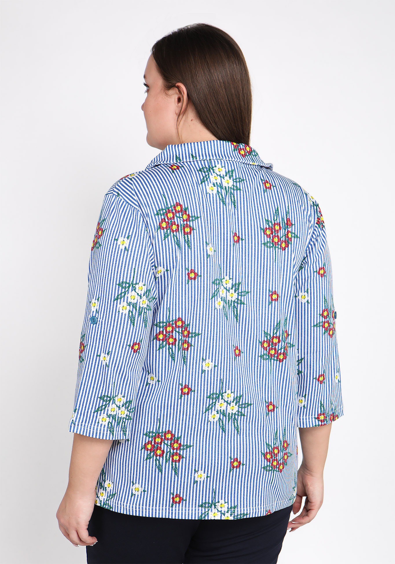 Блуза "Нежное цветение" Алтекс, размер 54 - фото 5
