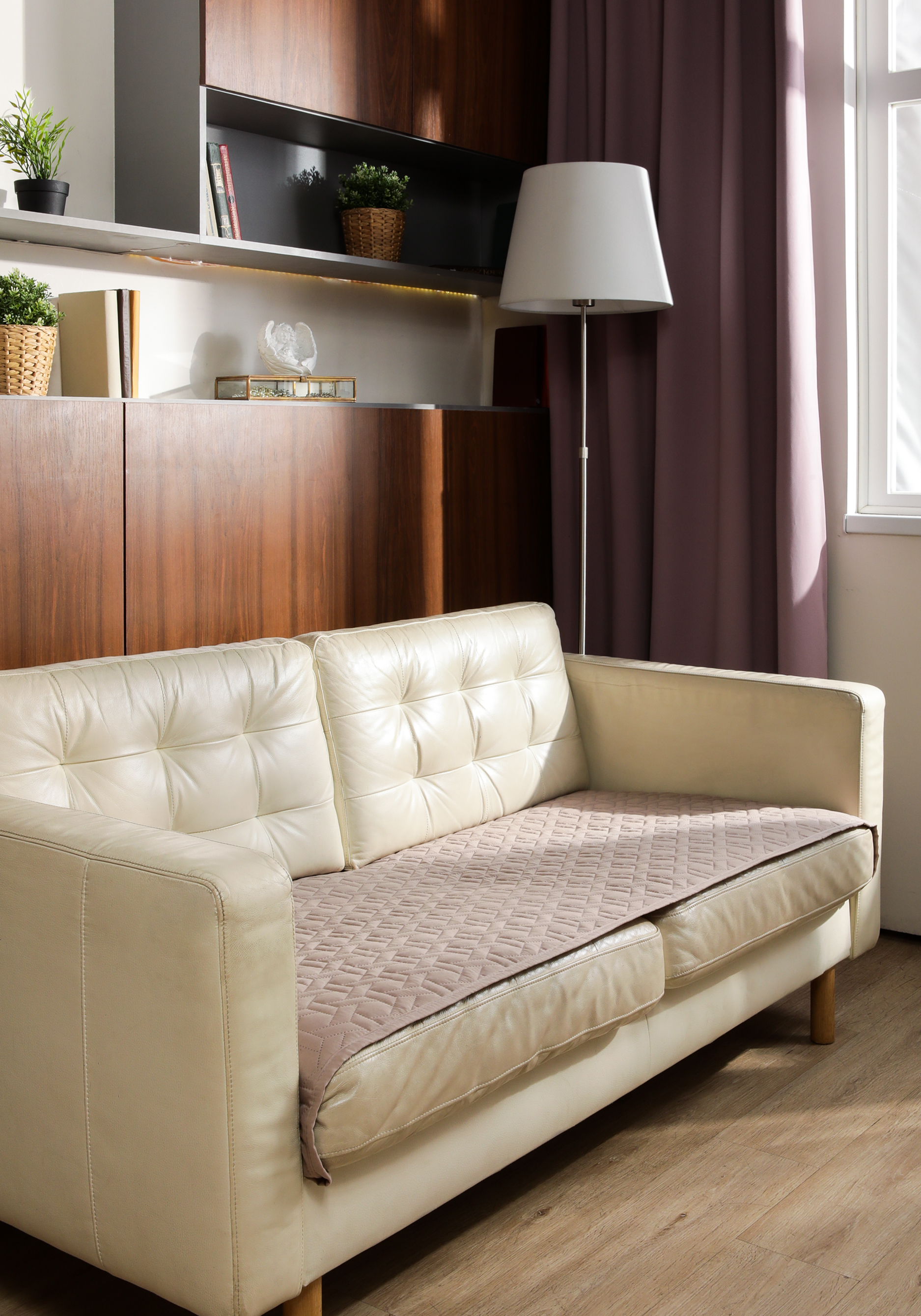 Накидка на диван "Самира", цвет серый, размер 70*200 - фото 1
