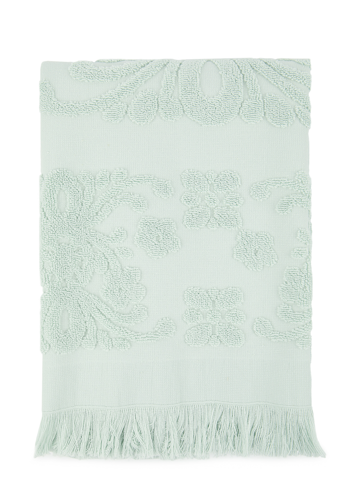 Полотенце с бахромой "Мерсин" ARYA HOME, цвет кораловый, размер 30x50 - фото 1