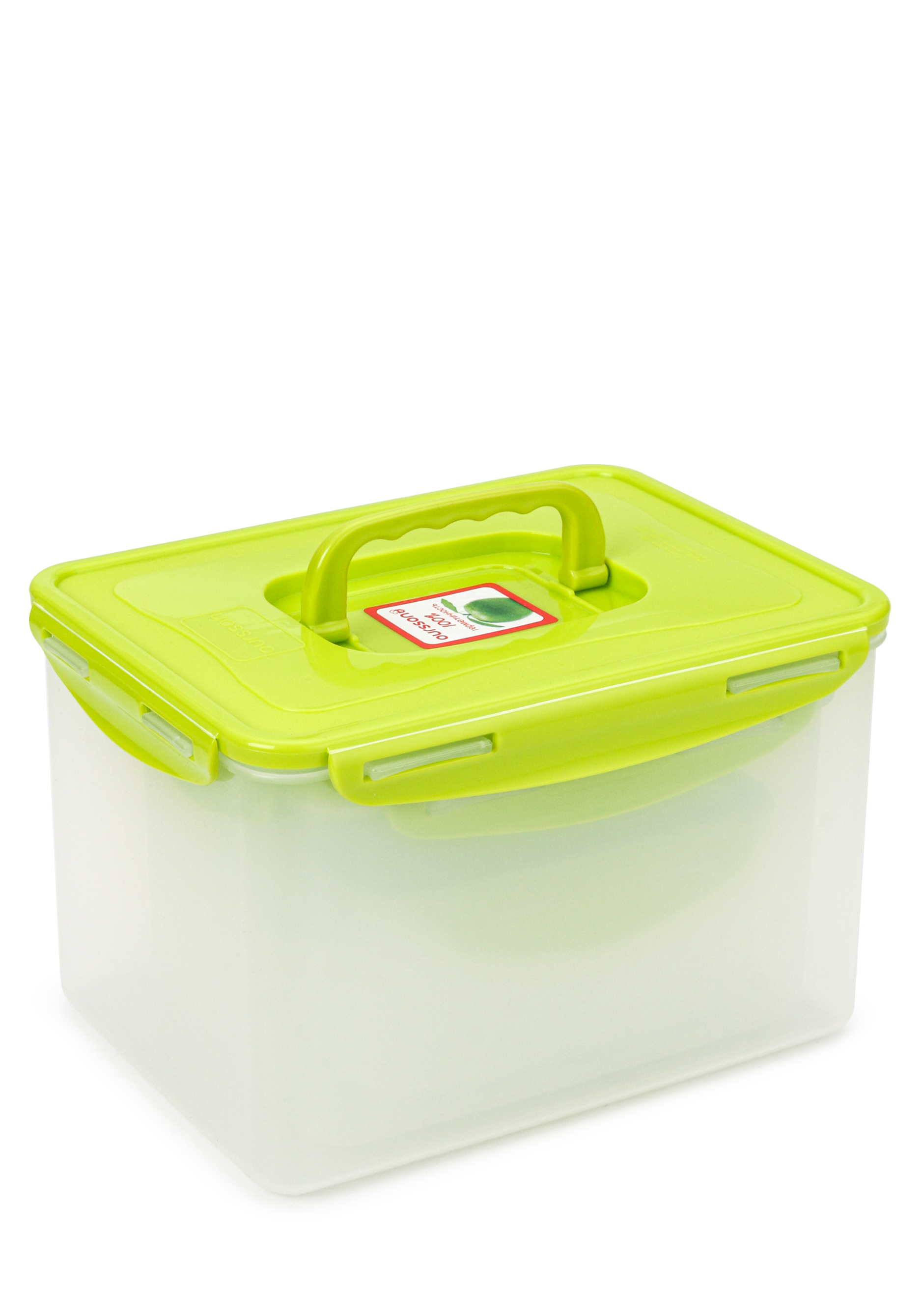Набор пластиковых контейнеров (3 шт.), цвет зеленый