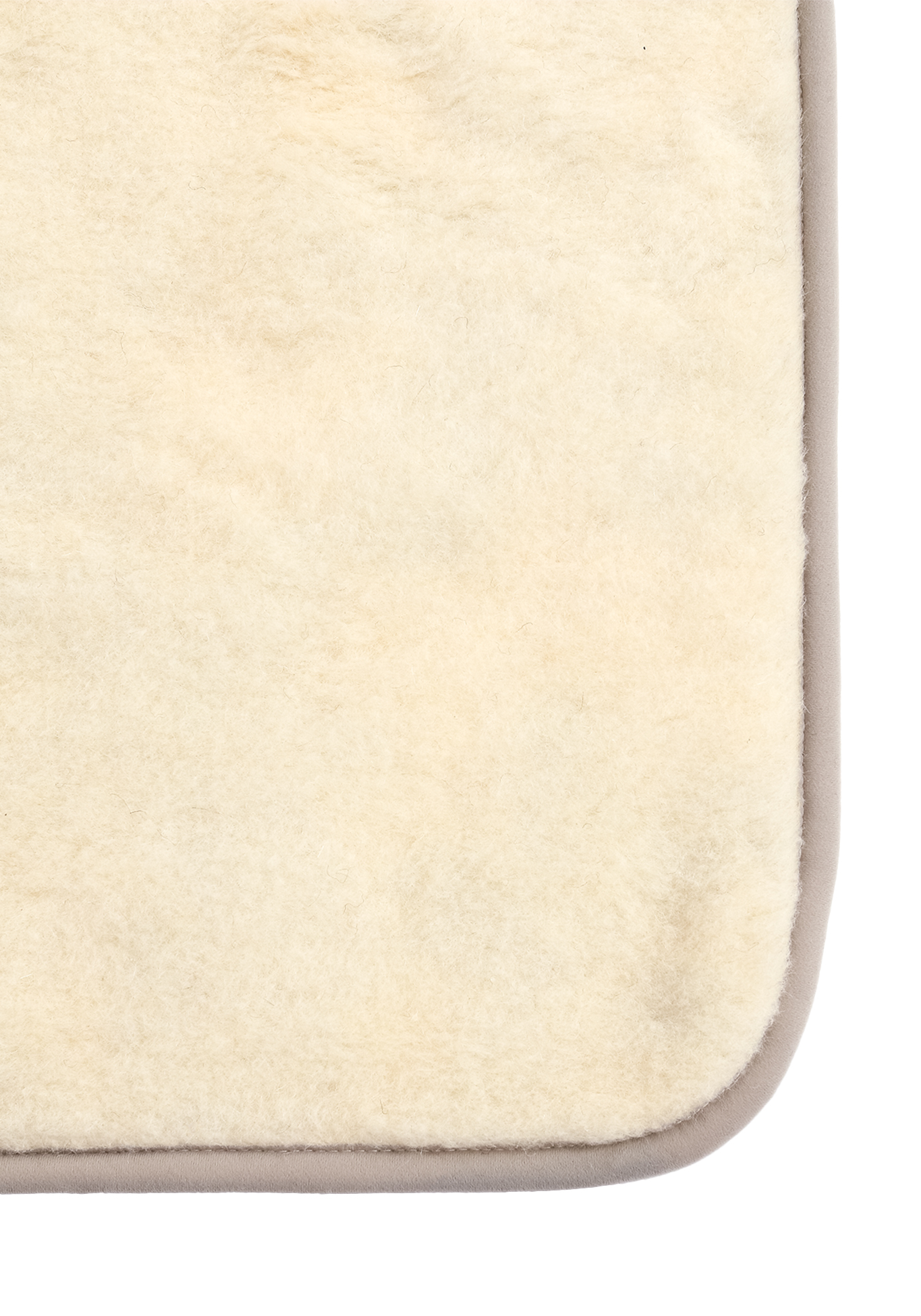 Одеяло из натуральной овечьей шерсти Alwero, цвет бело-серый, размер 100х140 - фото 10