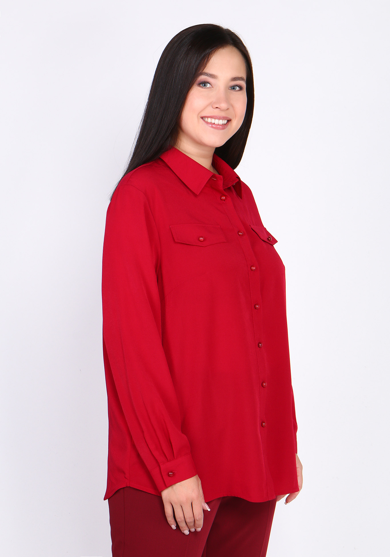 Блуза с длинным рукавом "Дариа" Julia Weber, размер 50, цвет молочный - фото 7