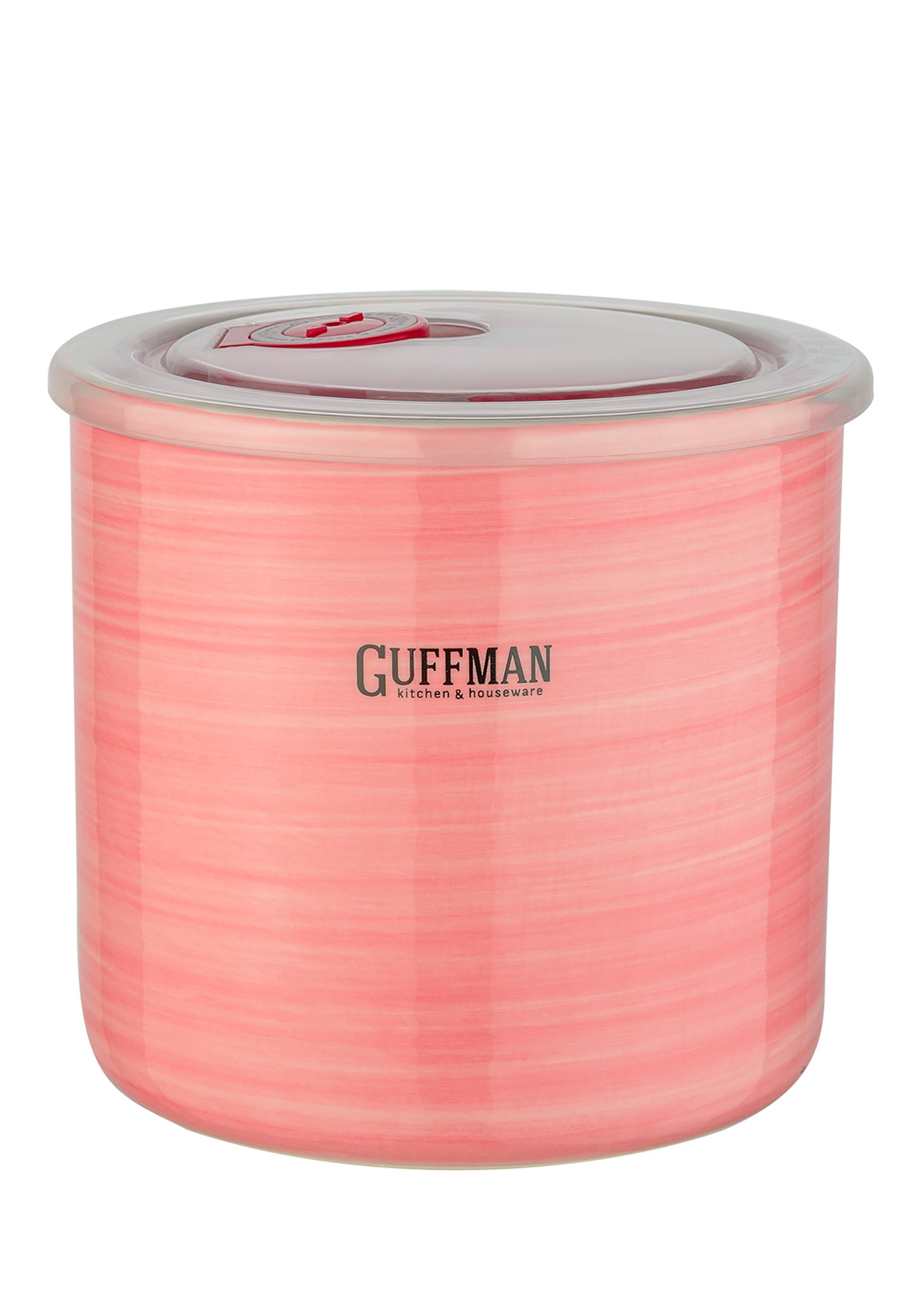 GUFFMAN Керамическая банка, розовая, 1 л GUFFMAN - фото 1