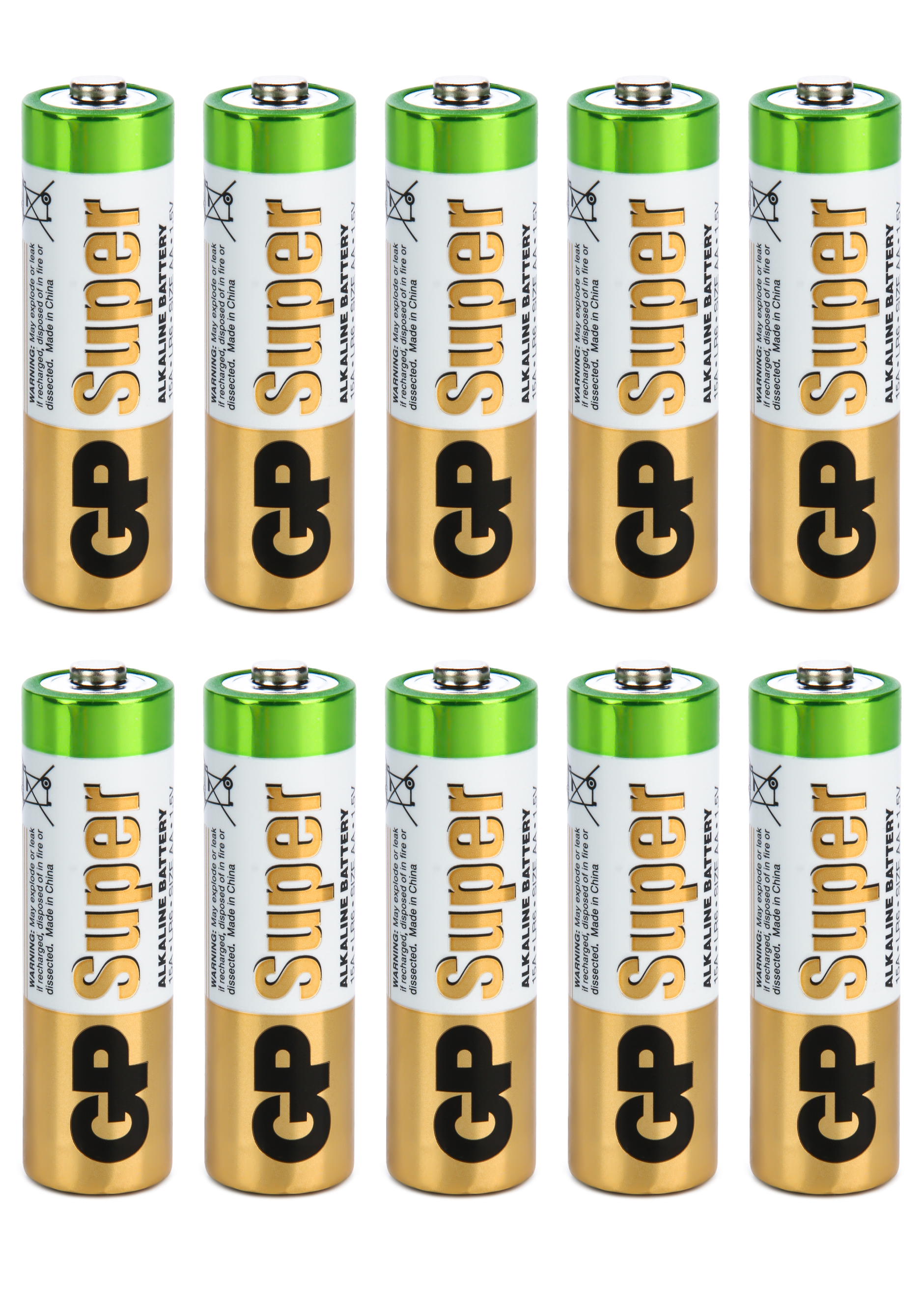 Батарейки алкалиновые АА, 10 шт. алкалиновые пуговичные батарейки gp