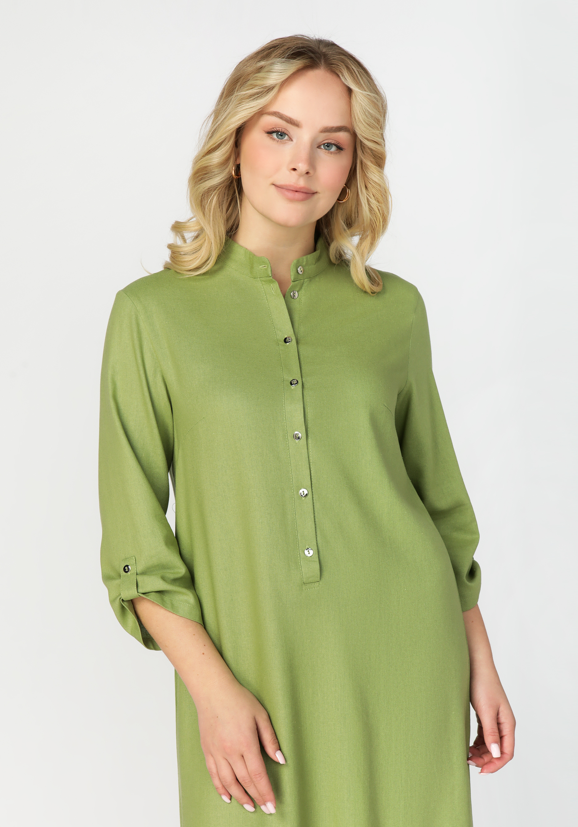 Платье женское "Амелия" Cleo, цвет зеленый, размер 48 - фото 4
