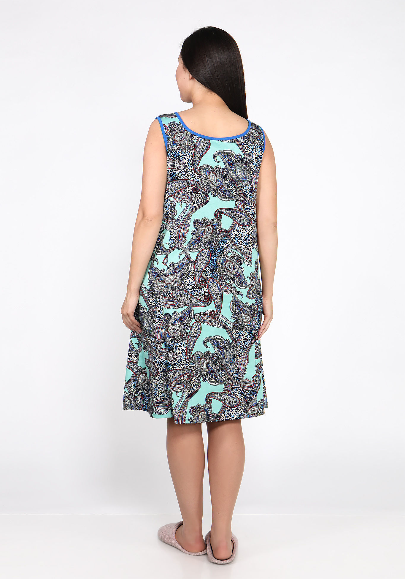 Платье "Домашняя красавица" Алтекс, размер 58, цвет серый - фото 4