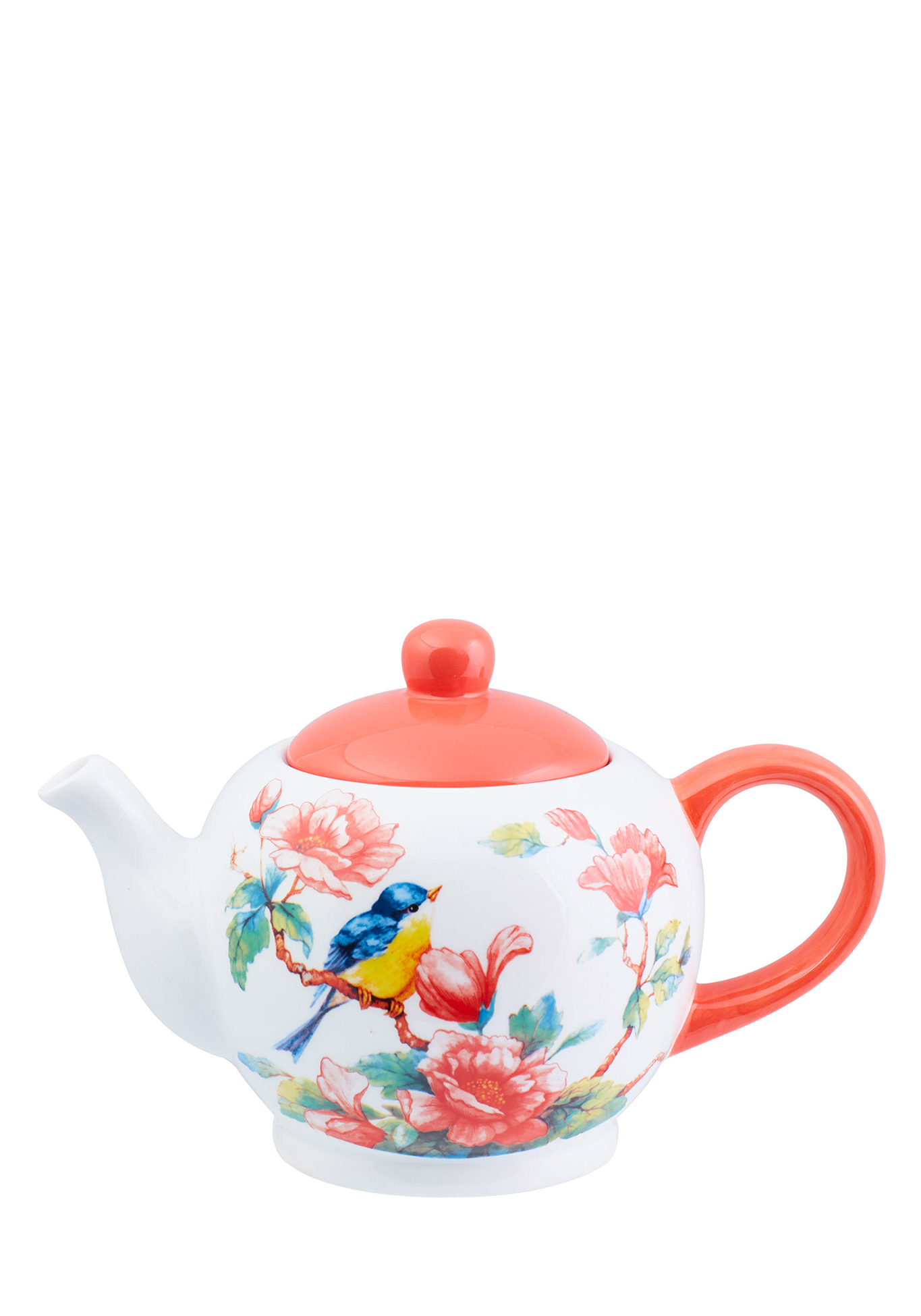 Чайник заварочный керамический Appetite, цвет коралловый - фото 1