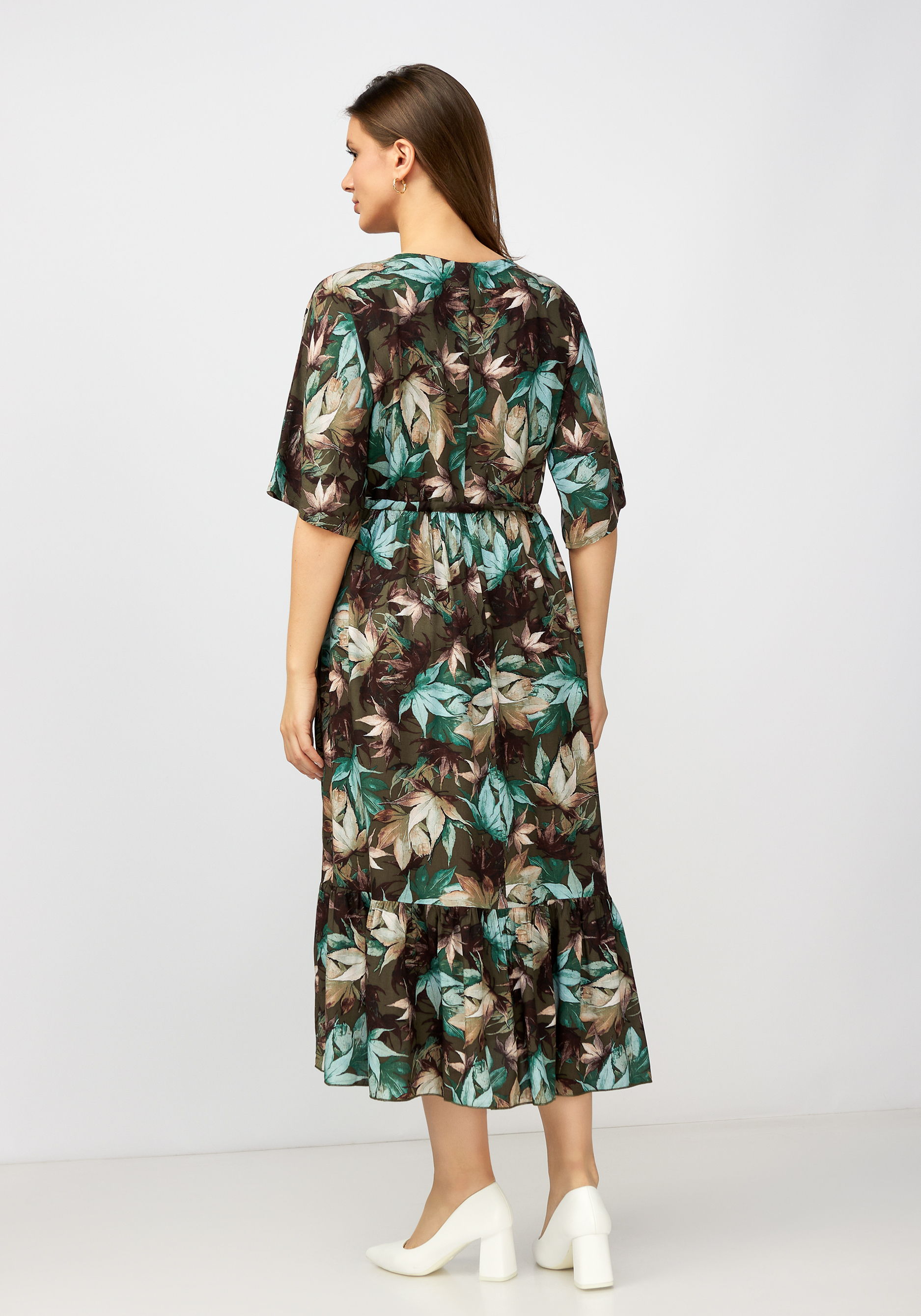 Платье женское "Лейла" Синель, размер 60, цвет мультиколор - фото 2