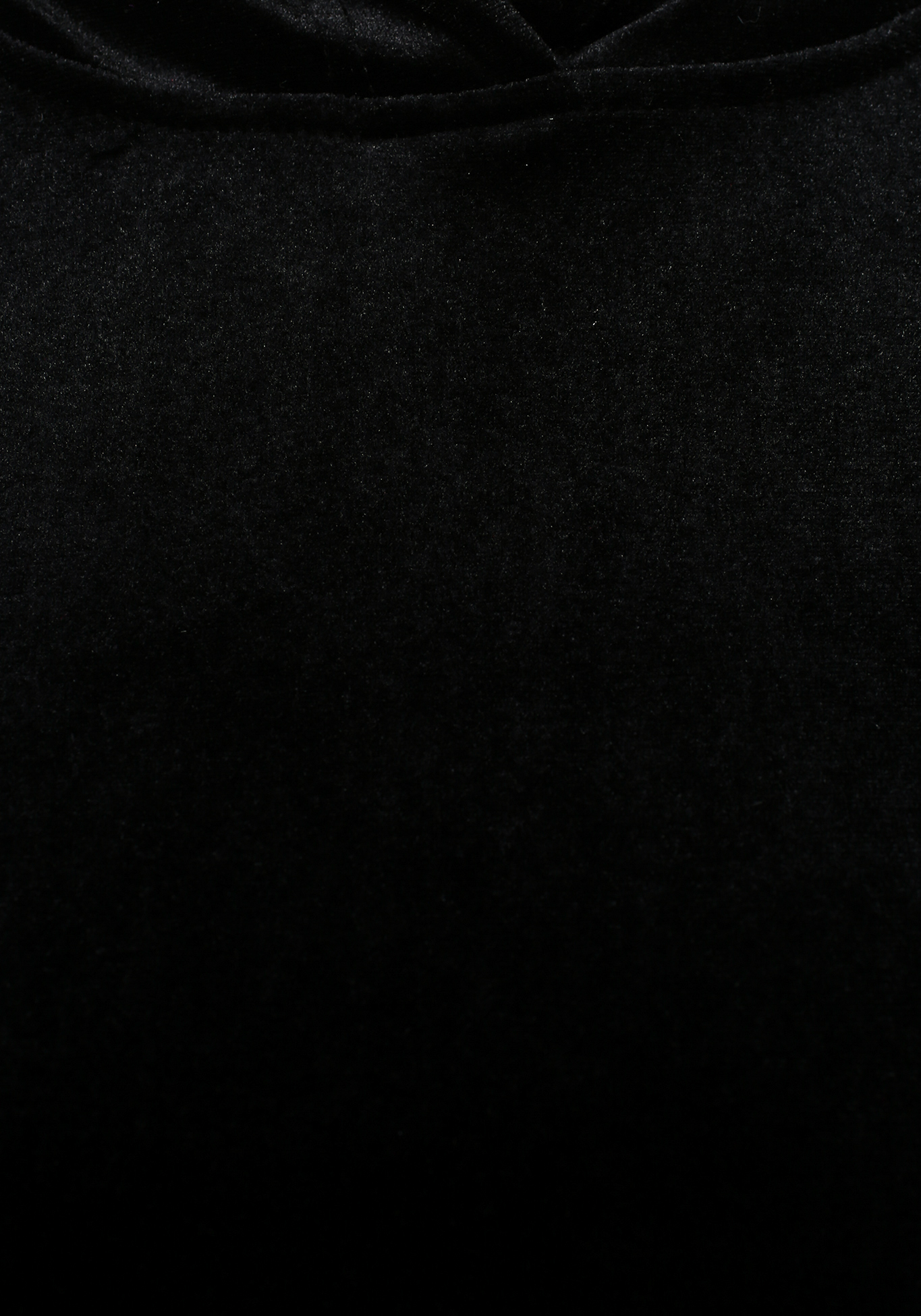 Худи из бархата с капюшоном Elletto Life, размер 48, цвет черный - фото 5
