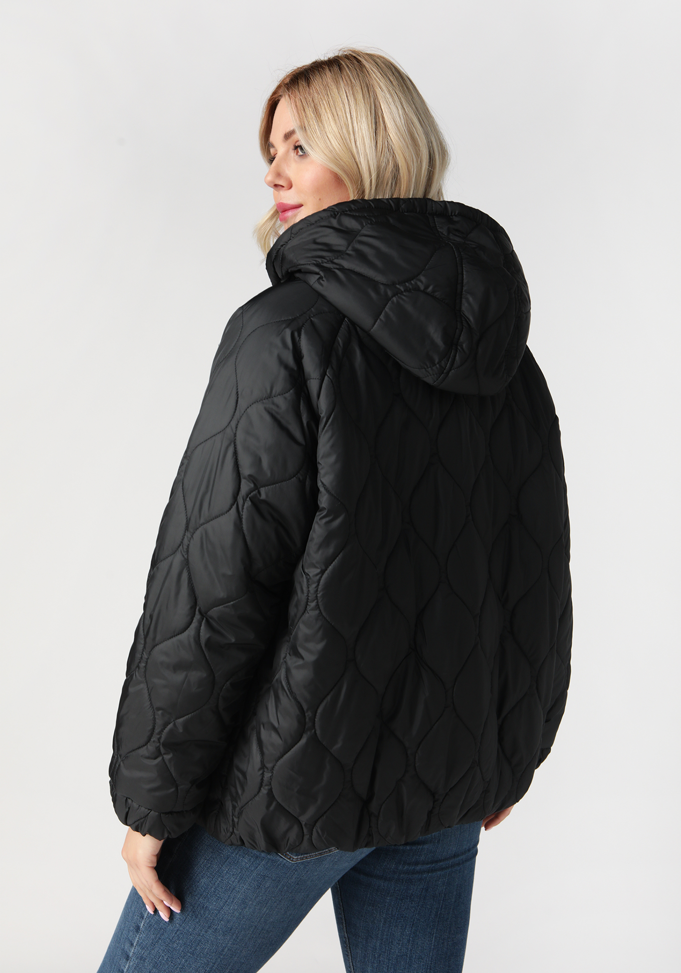 Куртка «Теплый ветер» Bella signora, цвет черный, размер 54 - фото 7
