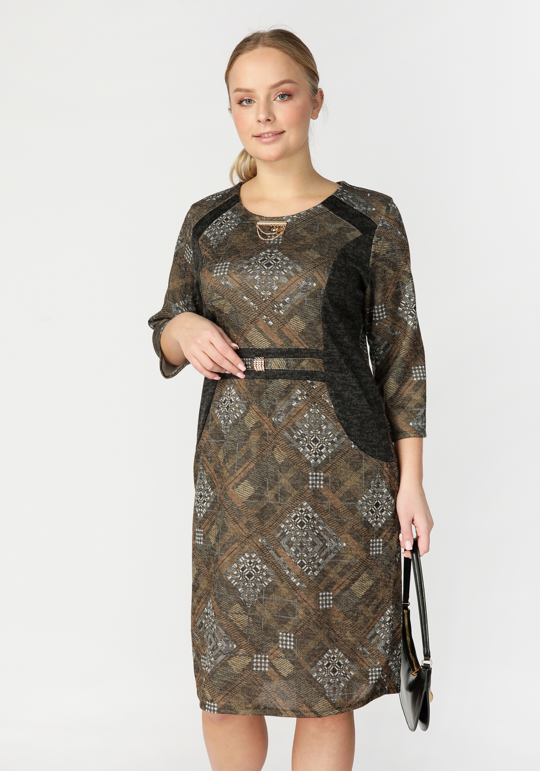 Платье женское «Кристина», цвет бежевый, размер 52 - фото 2