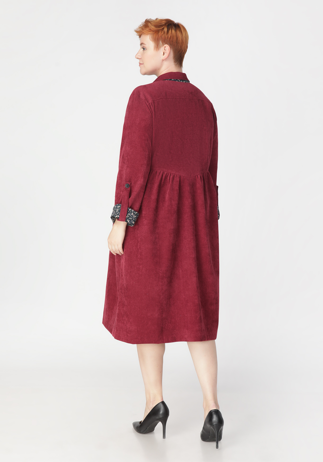 Платье «Оригинальный стиль» Bianka Modeno, размер 50, цвет красный - фото 3