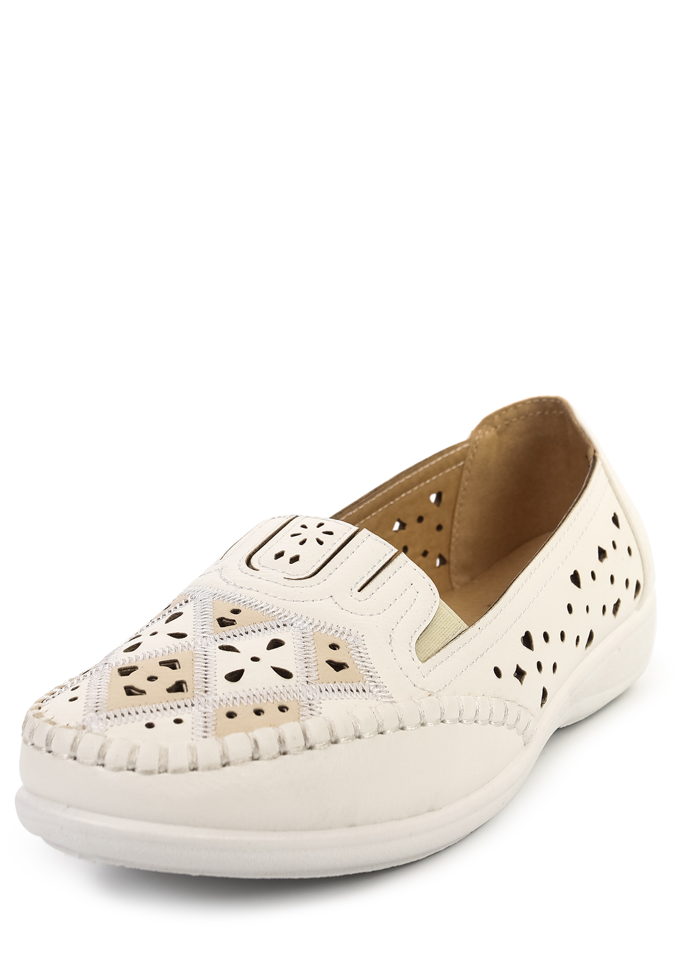 Туфли летние женские "Нелли" САЗ, размер 36, цвет белый - фото 1