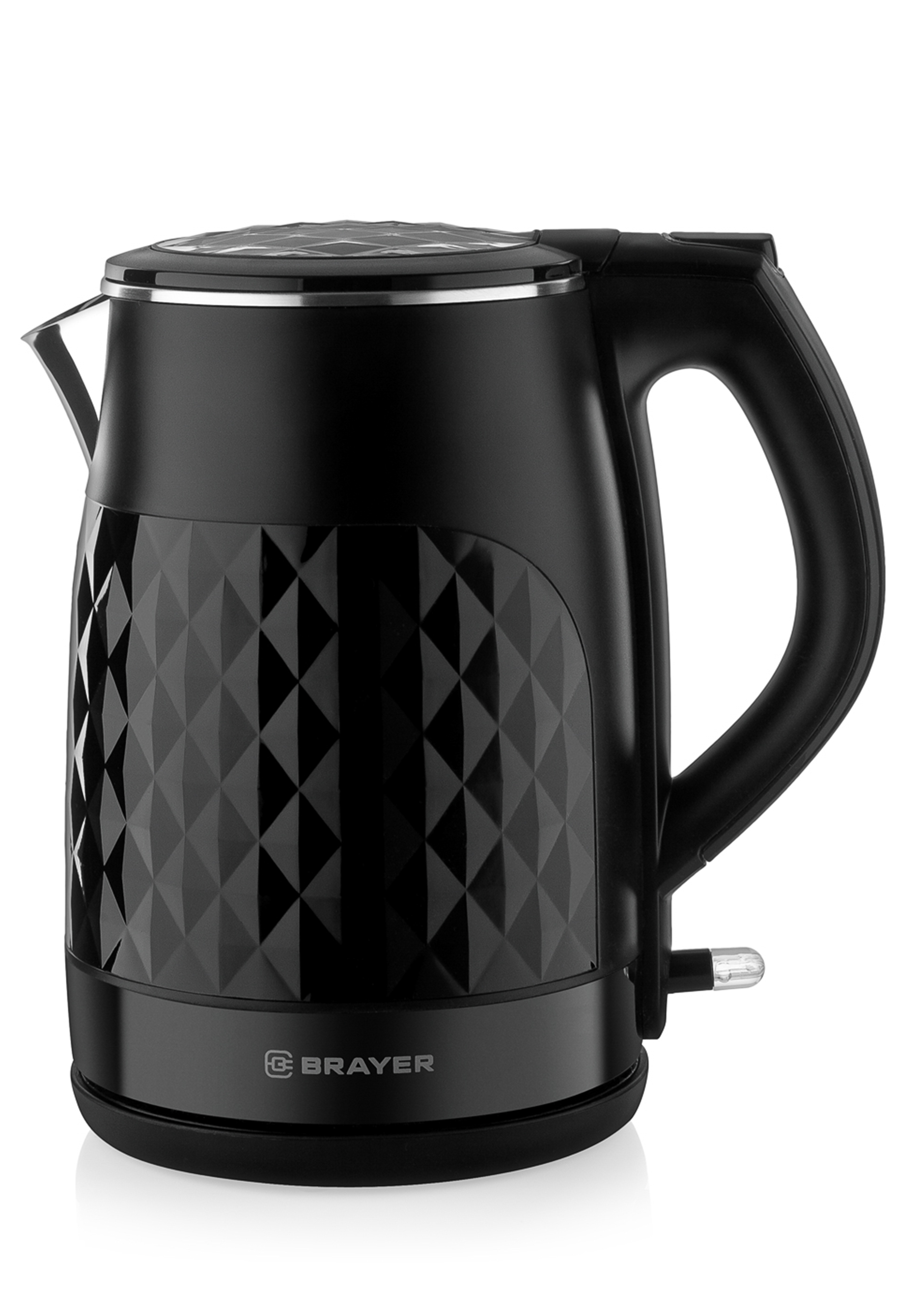 Чайник электрический с покрытием "Кул Тач" BRAYER, цвет черный - фото 1
