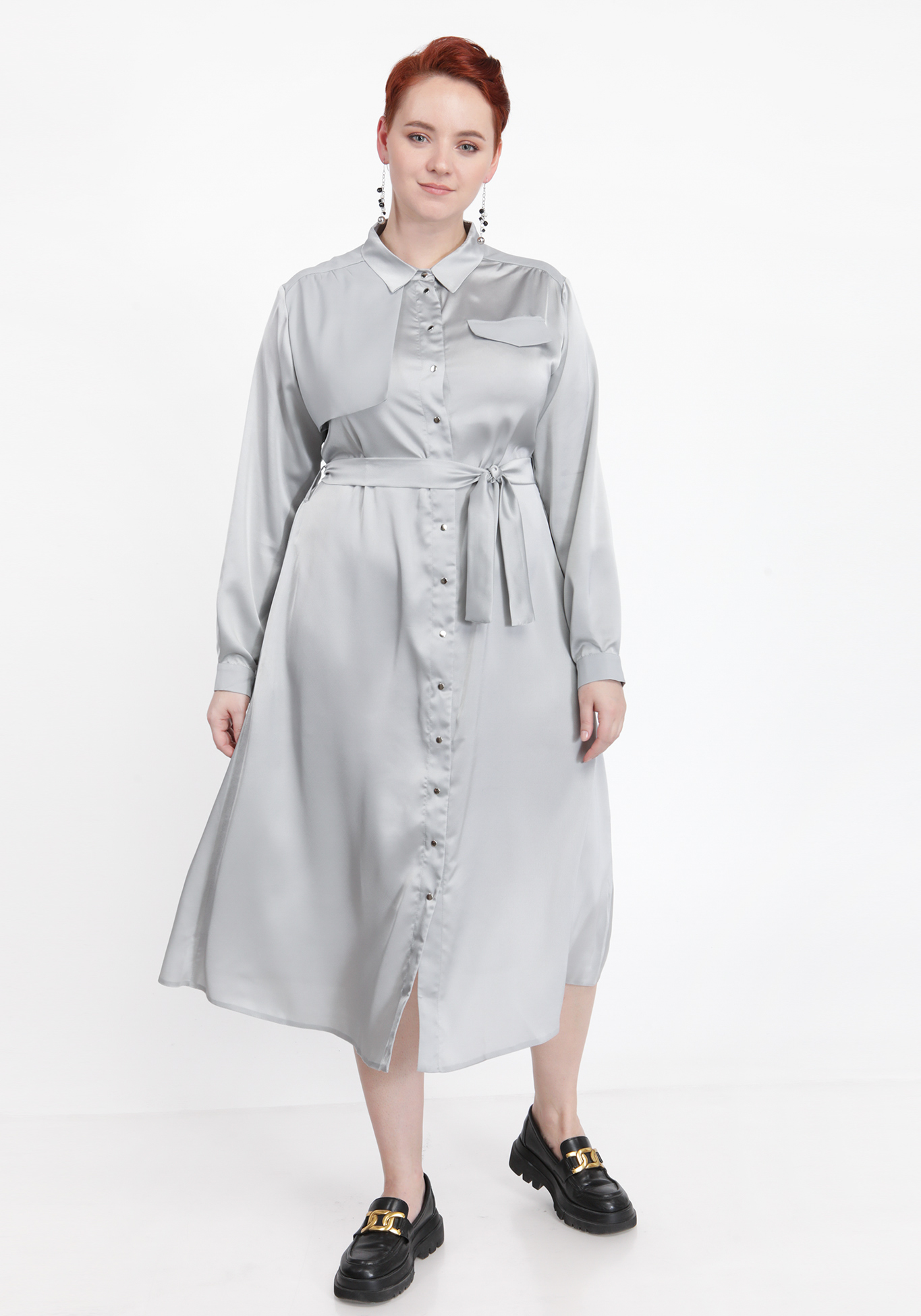 Платье шелковое с застежкой на кнопках вертлюжок с застежкой yugana f 2022 4 25 кг 10 шт