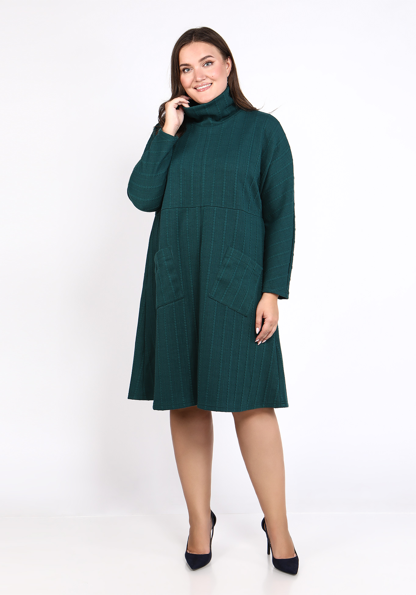 Платье "Мягкий шаг" Julia Weber, размер 48, цвет зеленый - фото 5