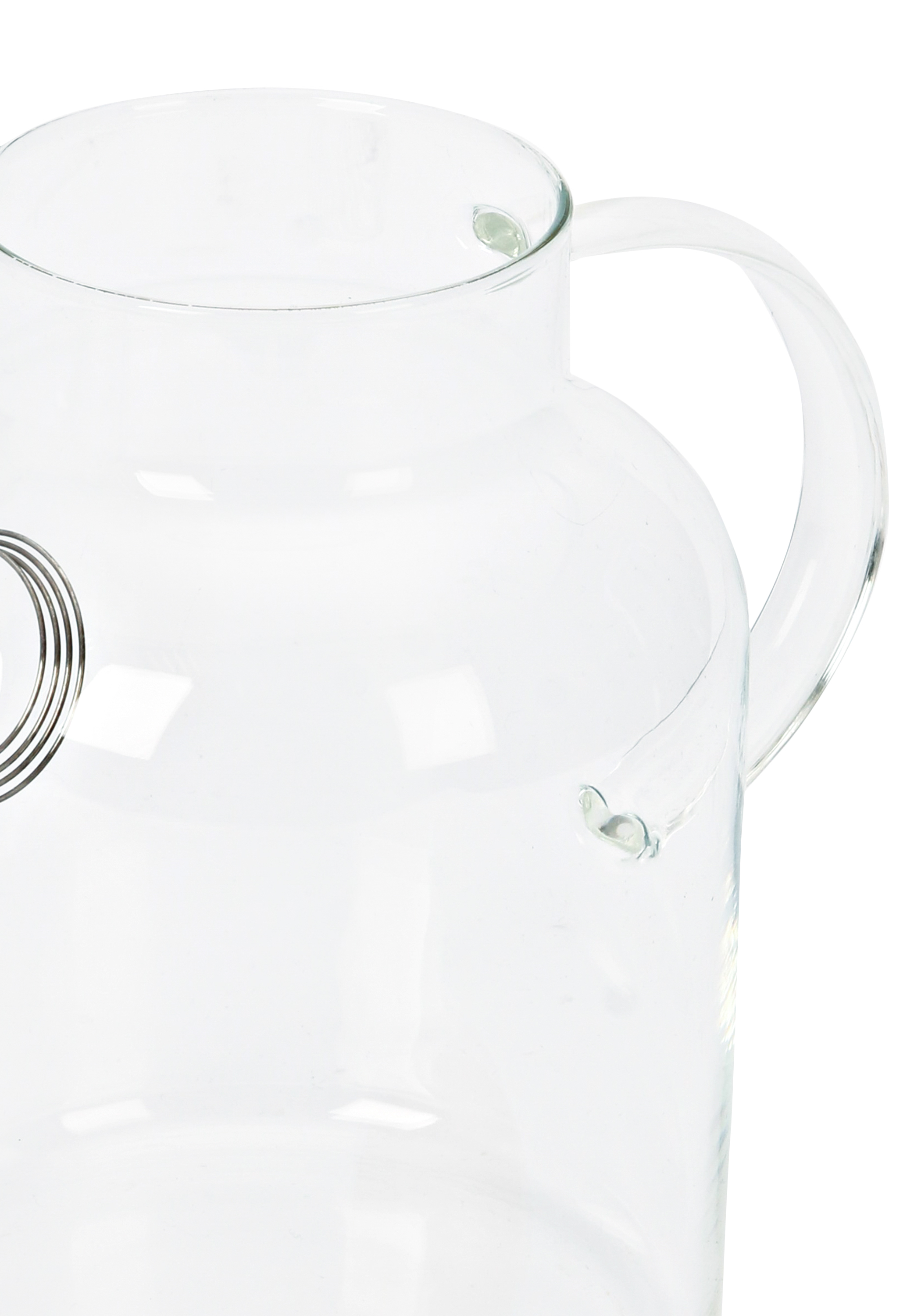 Чайник заварочный из боросиликатного стекла. IRIT, цвет белый - фото 3