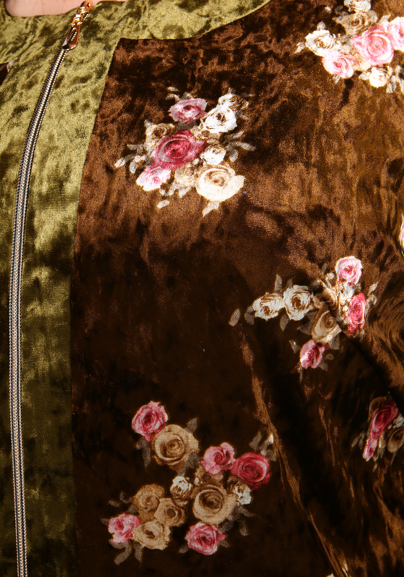 Костюм с цветочным принтом на молнии Bianka Modeno, размер 50 - фото 5
