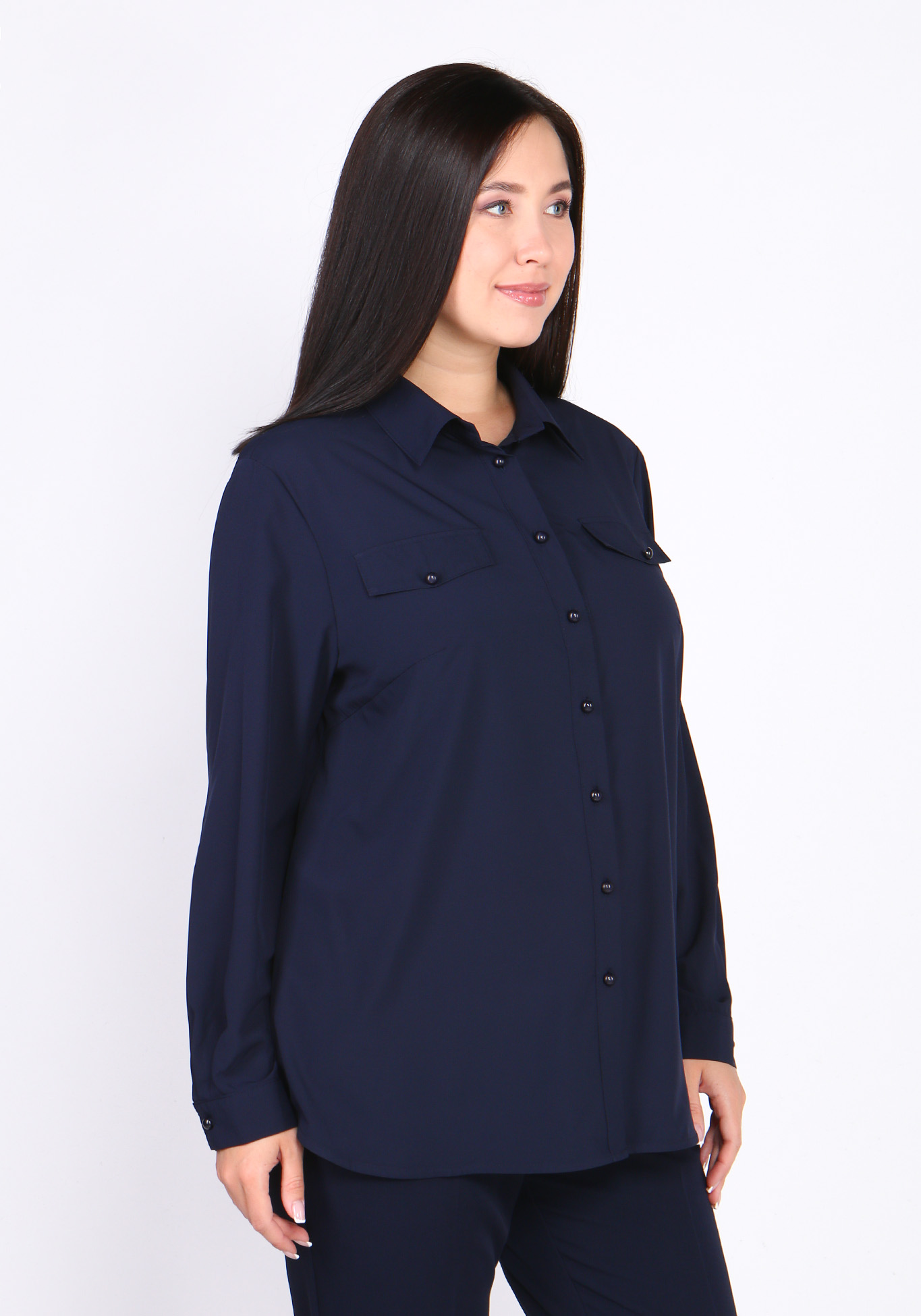 Блуза с длинным рукавом "Дариа" Julia Weber, размер 50, цвет молочный - фото 1