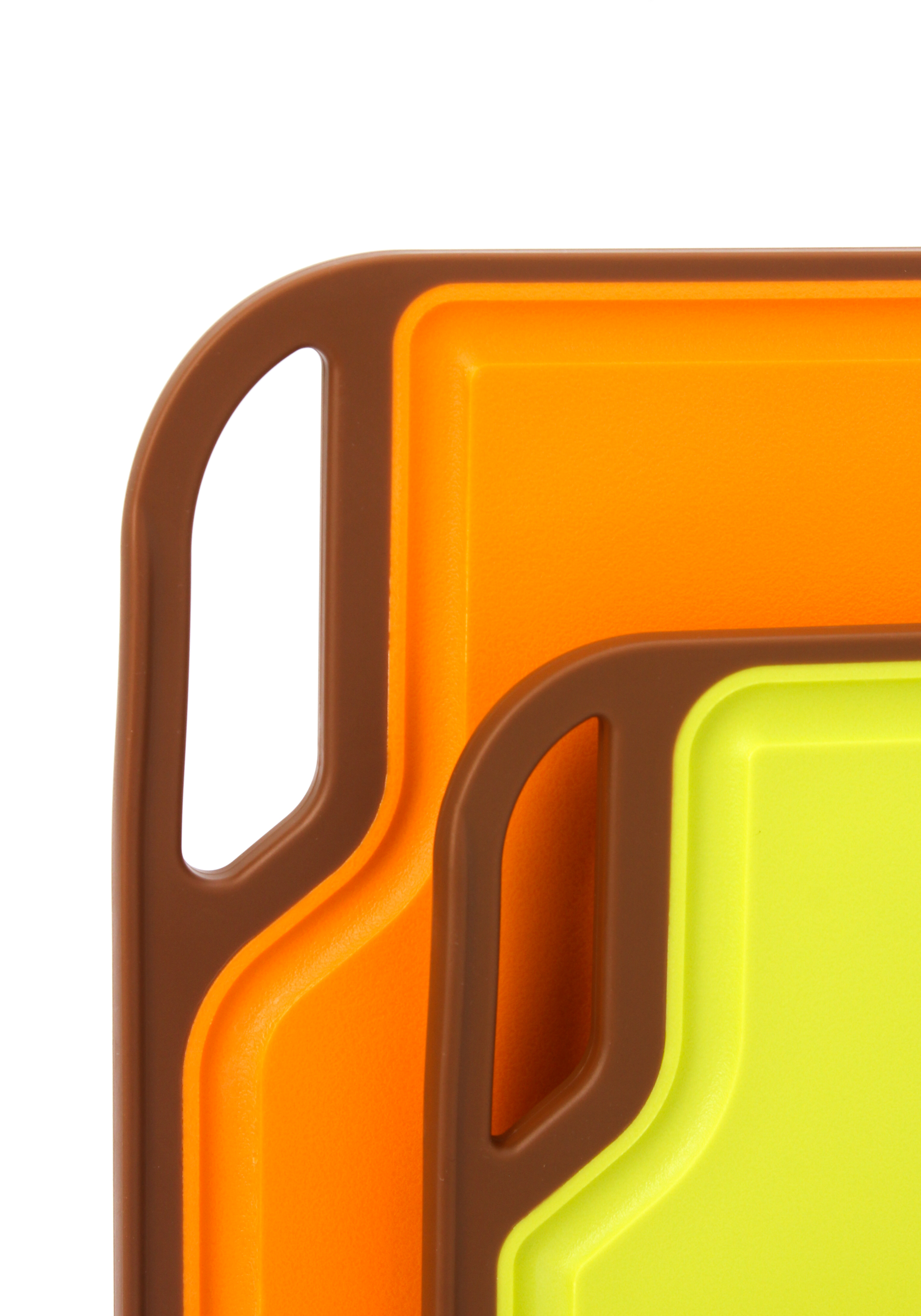 Набор из 2-х разделочных досок на подставке Oursson, цвет оранжевый - фото 2