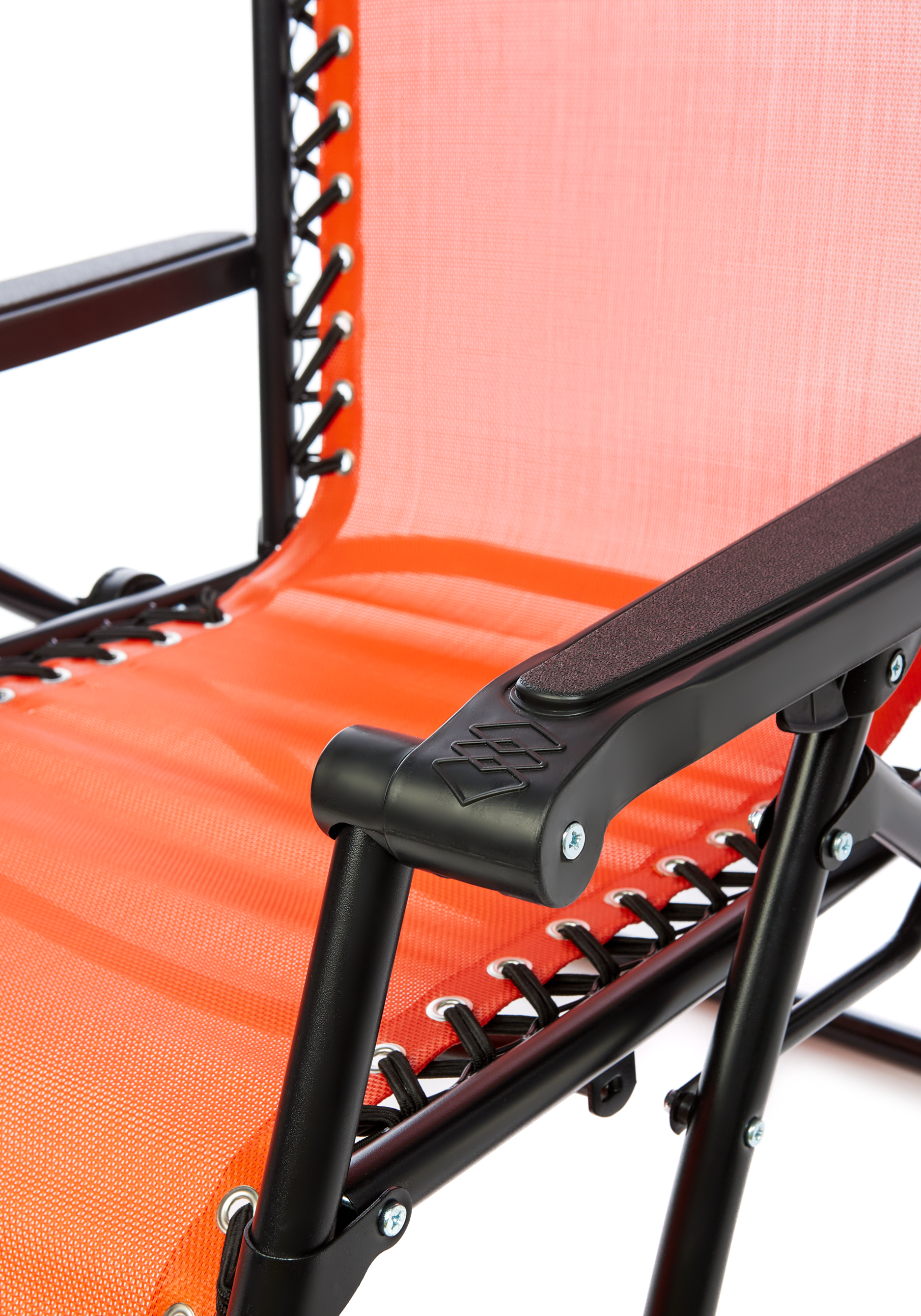 Кресло-шезлонг складное, цвет оранжевый - фото 10