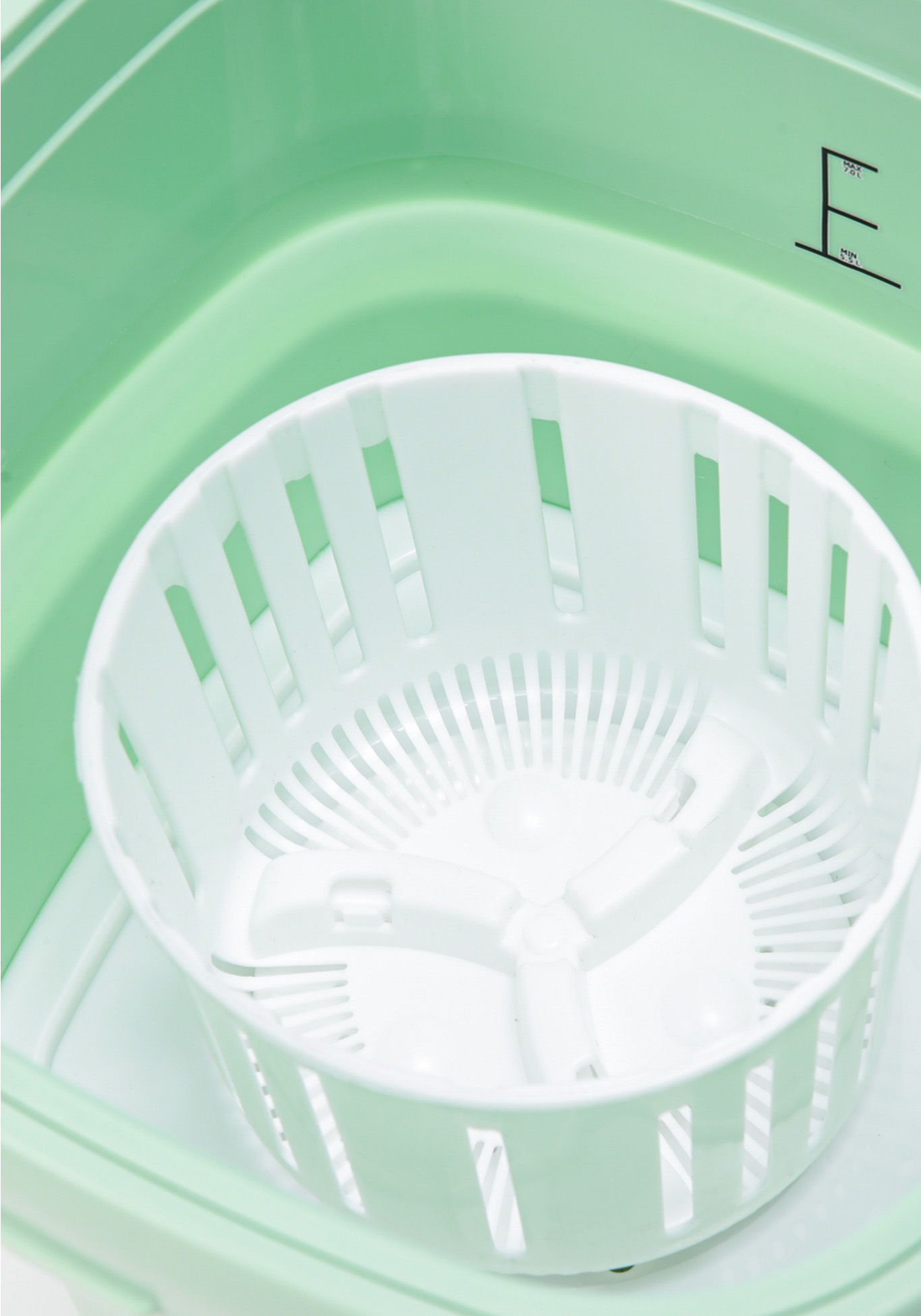 Складная стиральная машина "Лотос" Leomax, цвет зеленый - фото 10