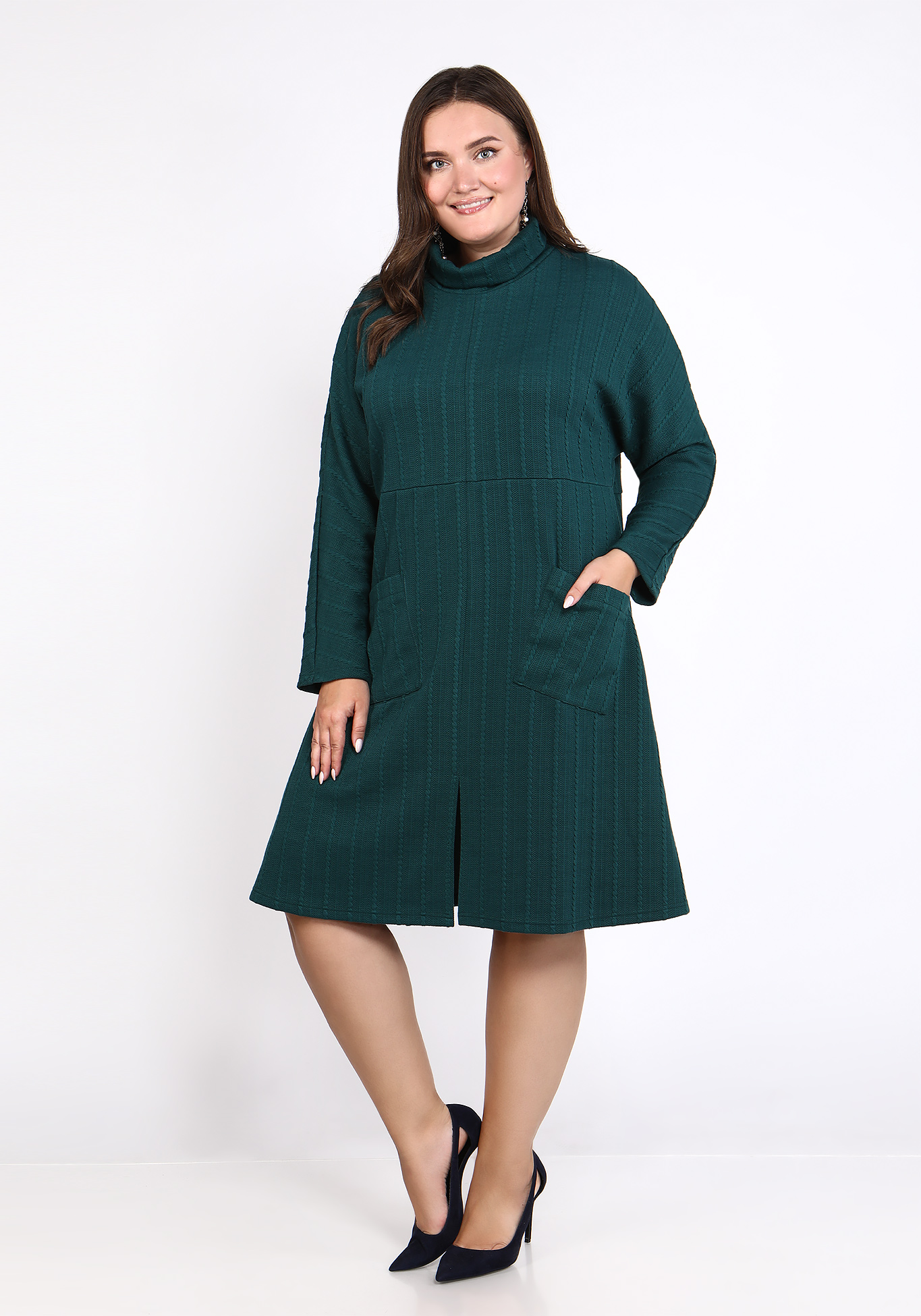Платье "Мягкий шаг" Julia Weber, размер 48, цвет зеленый - фото 6