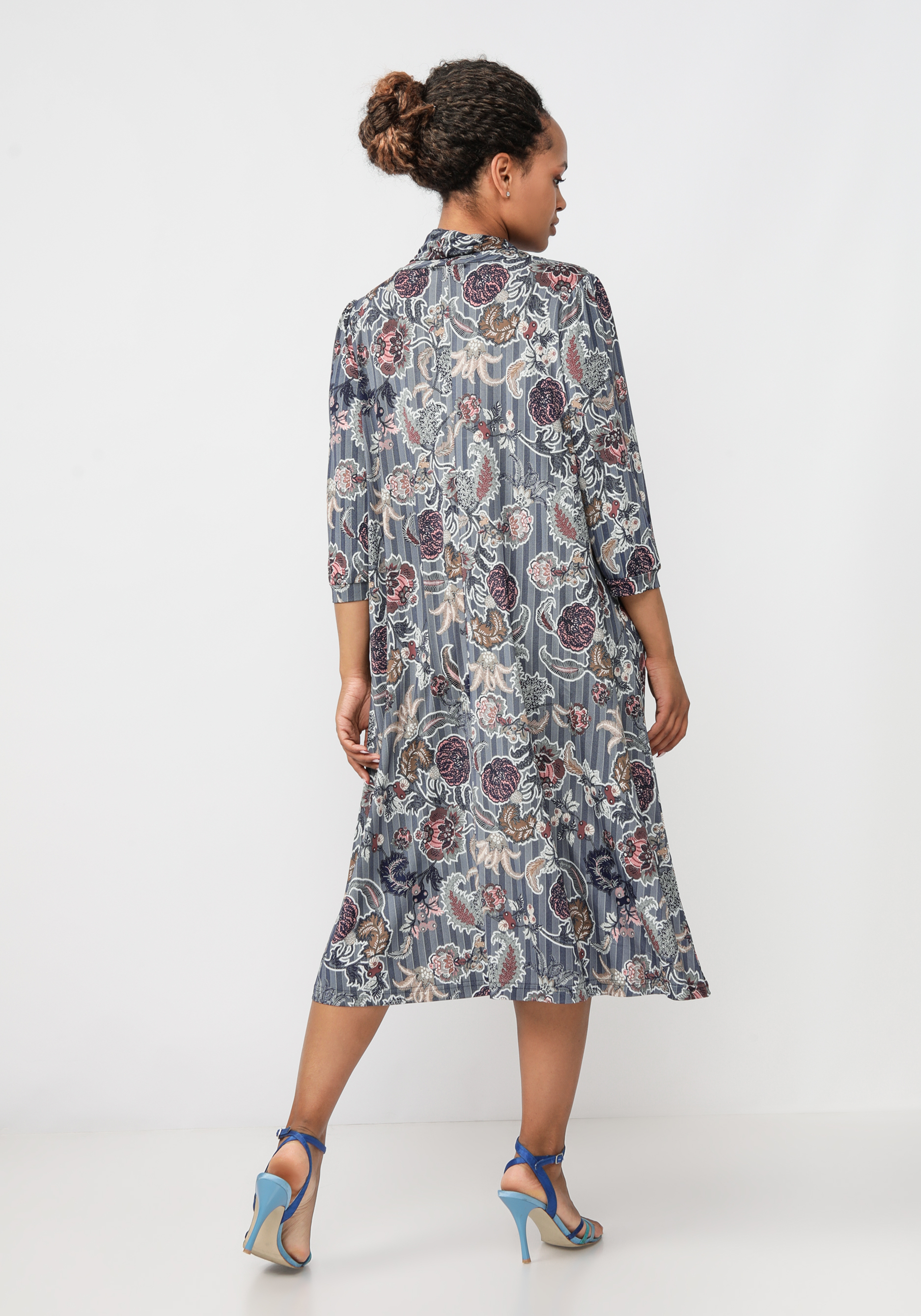 Платье "Маргана" Синель, цвет мультиколор, размер 56 - фото 8