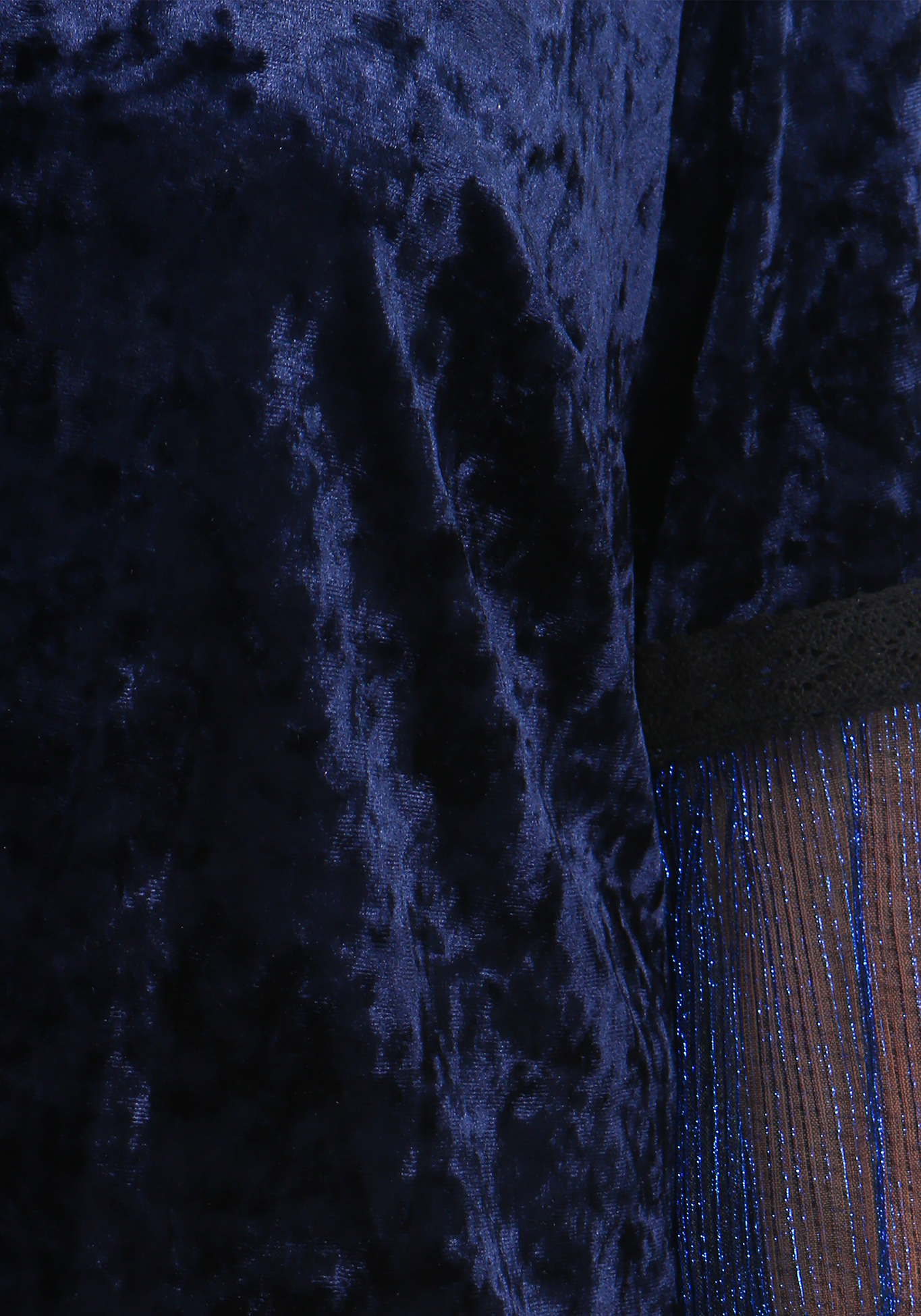 Платье велюровое с рукавом 3/4 Bianka Modeno, размер 52, цвет сиреневый - фото 6