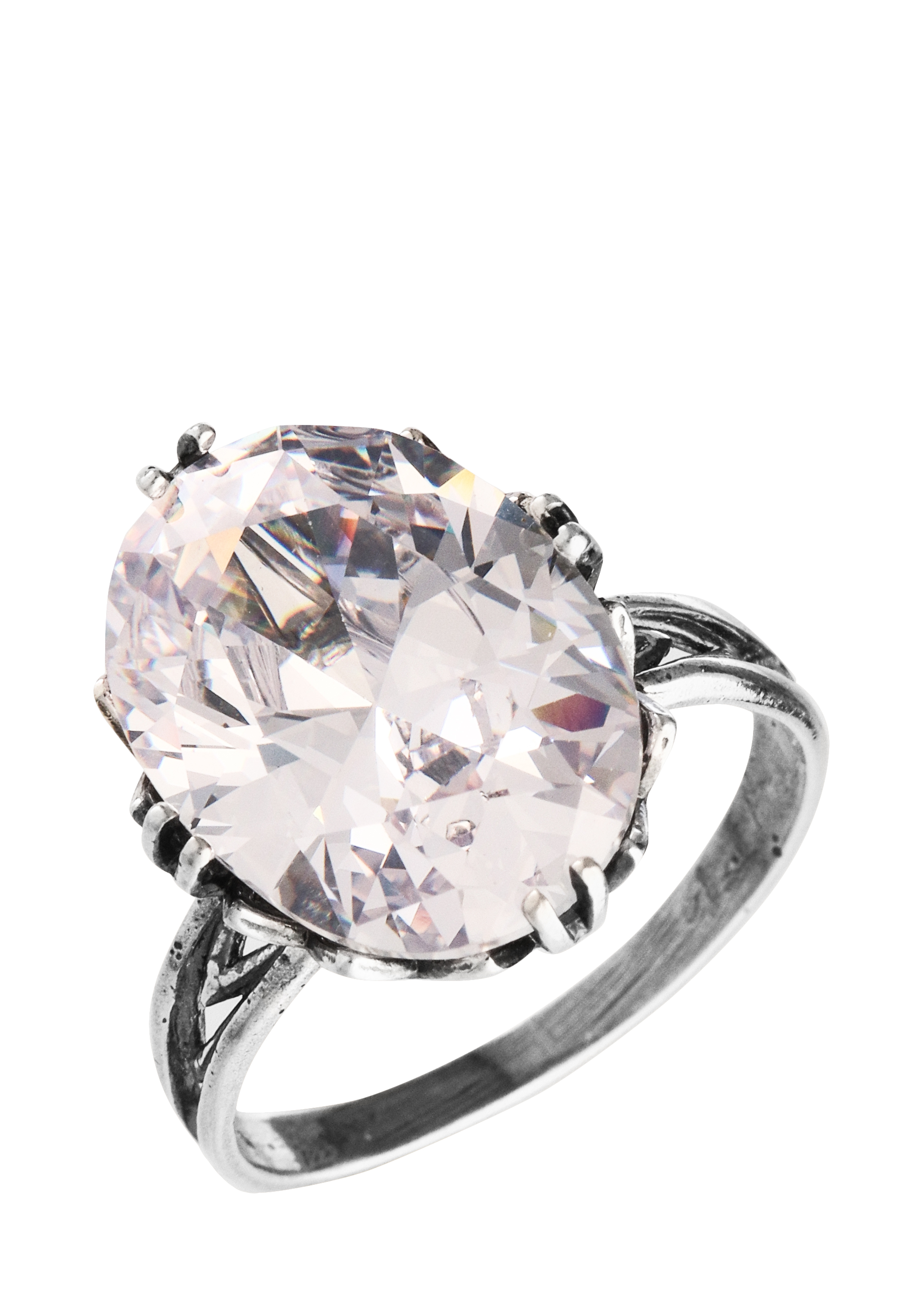 Комплект "Дивные сокровища" (серьги, кольца) Silver Star, цвет белый, размер 20 перстень - фото 2
