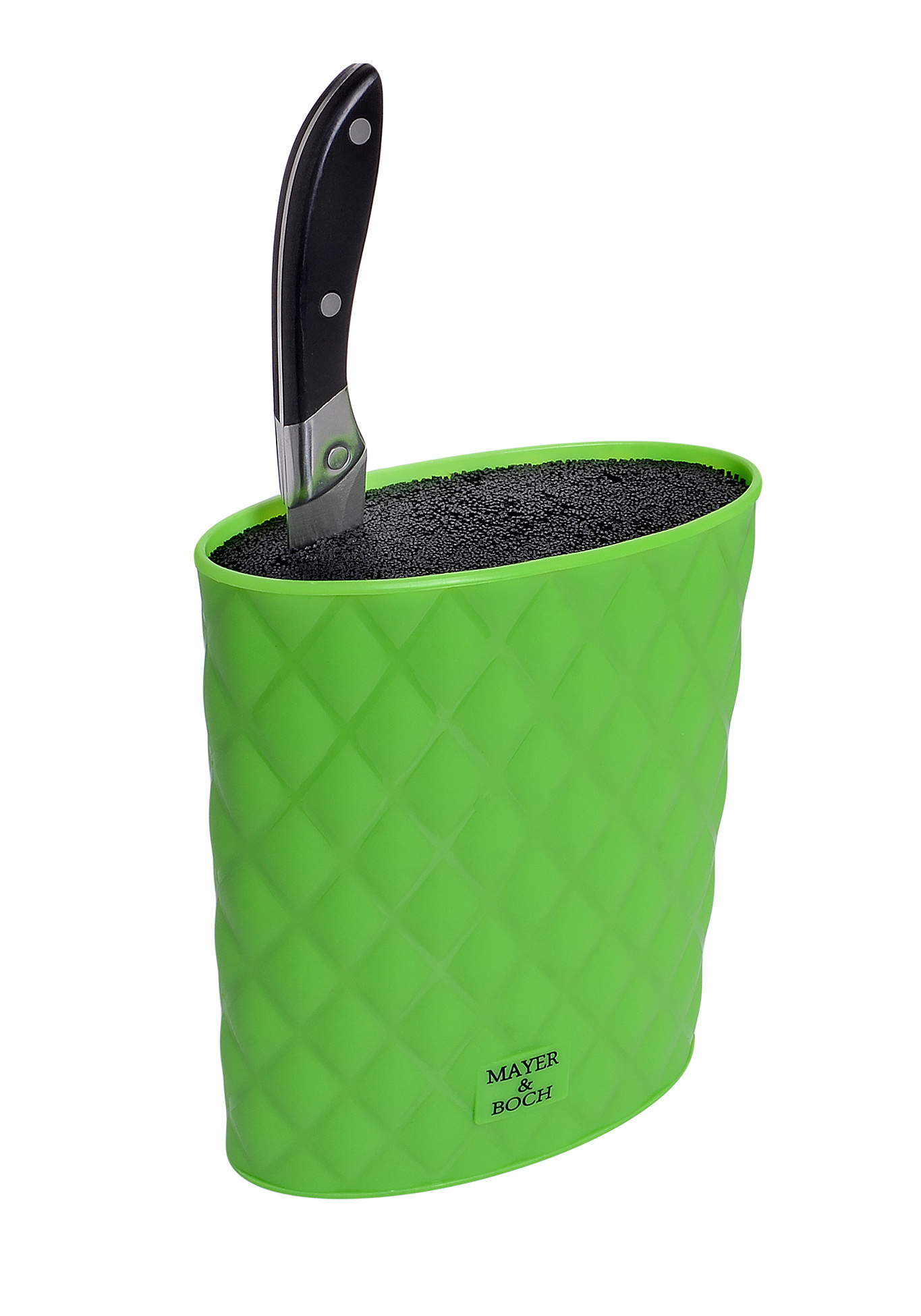 Универсальная подставка для ножей Mayer&Boch, цвет зеленый, размер 22 см - фото 1