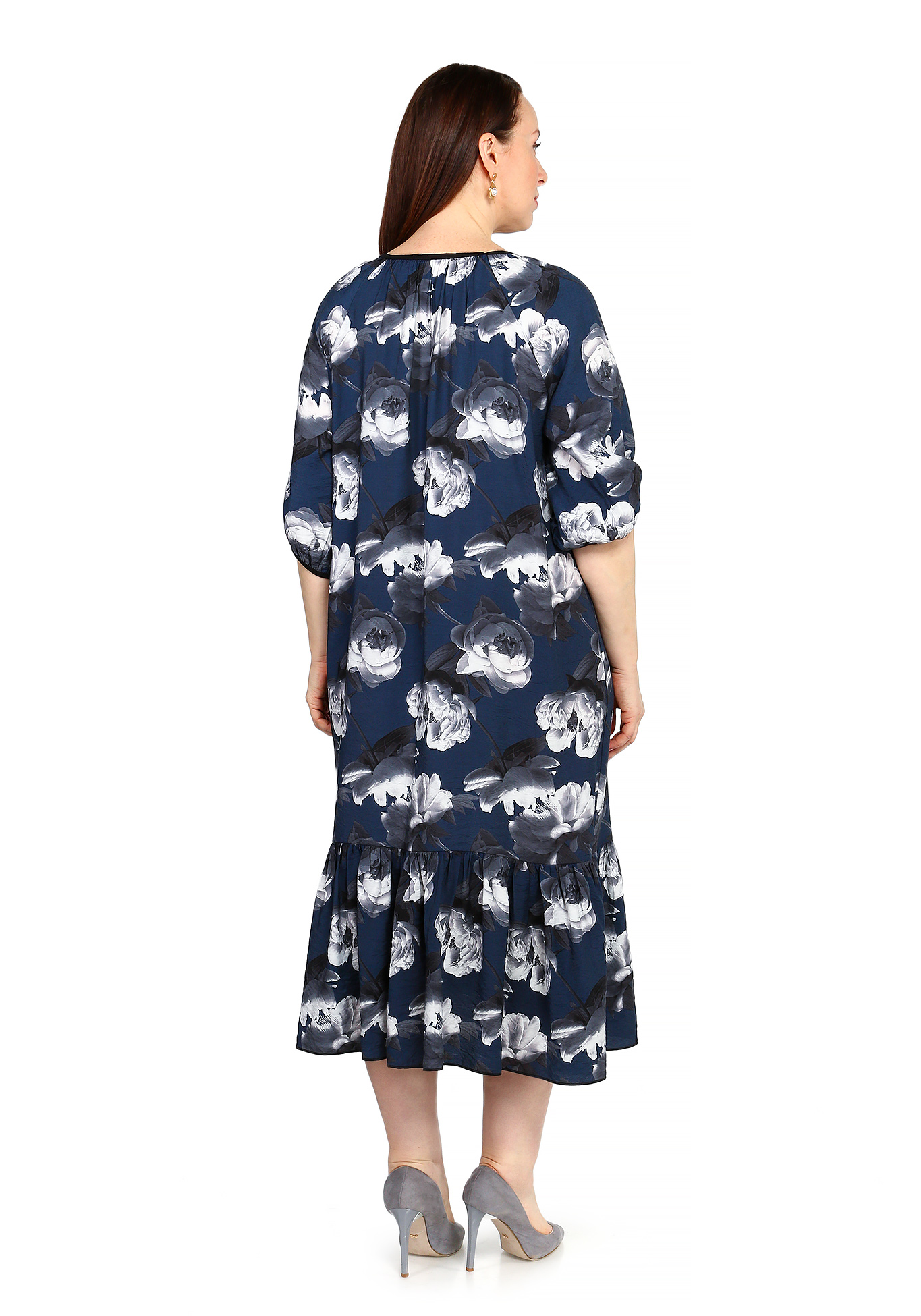 Платье Нежные Цветы Синель, размер 48 - фото 3