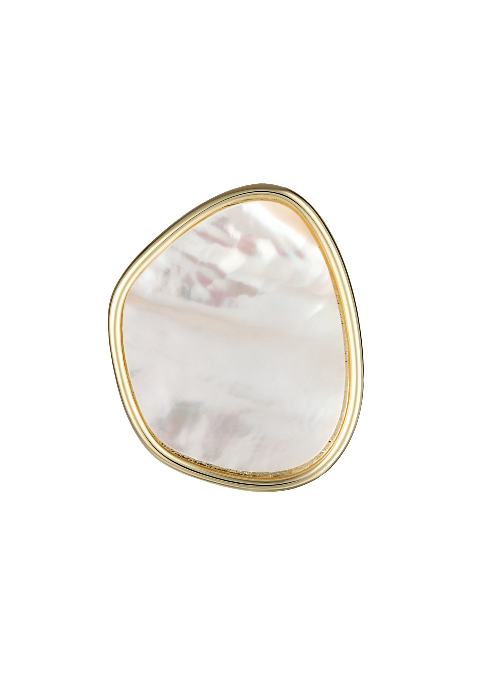 Кольцо "Перламутровая дымка" VGOLDIUM, цвет белый, размер 17 перстень - фото 4