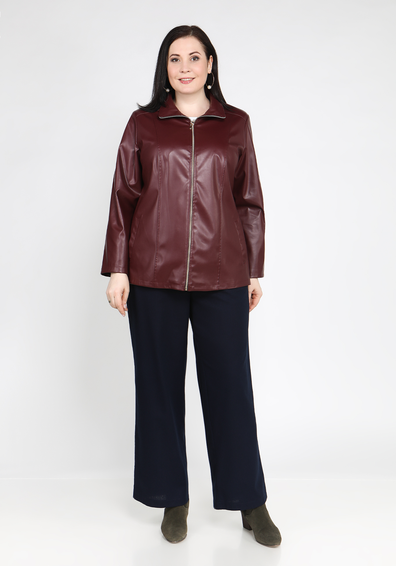 Куртка "Таинственное искушение" Binitra Bini, размер 56, цвет красный - фото 2