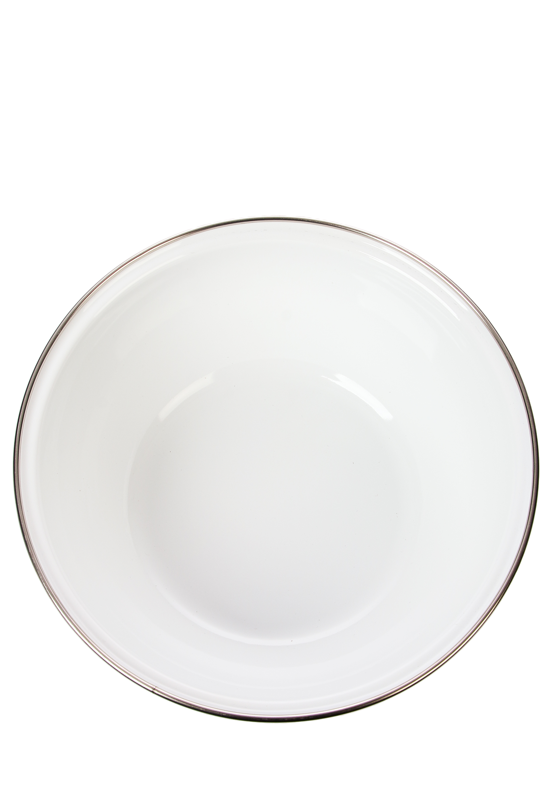Миска эмалированная "Петушок" ЭСТЕТ Посуда, цвет белый - фото 3