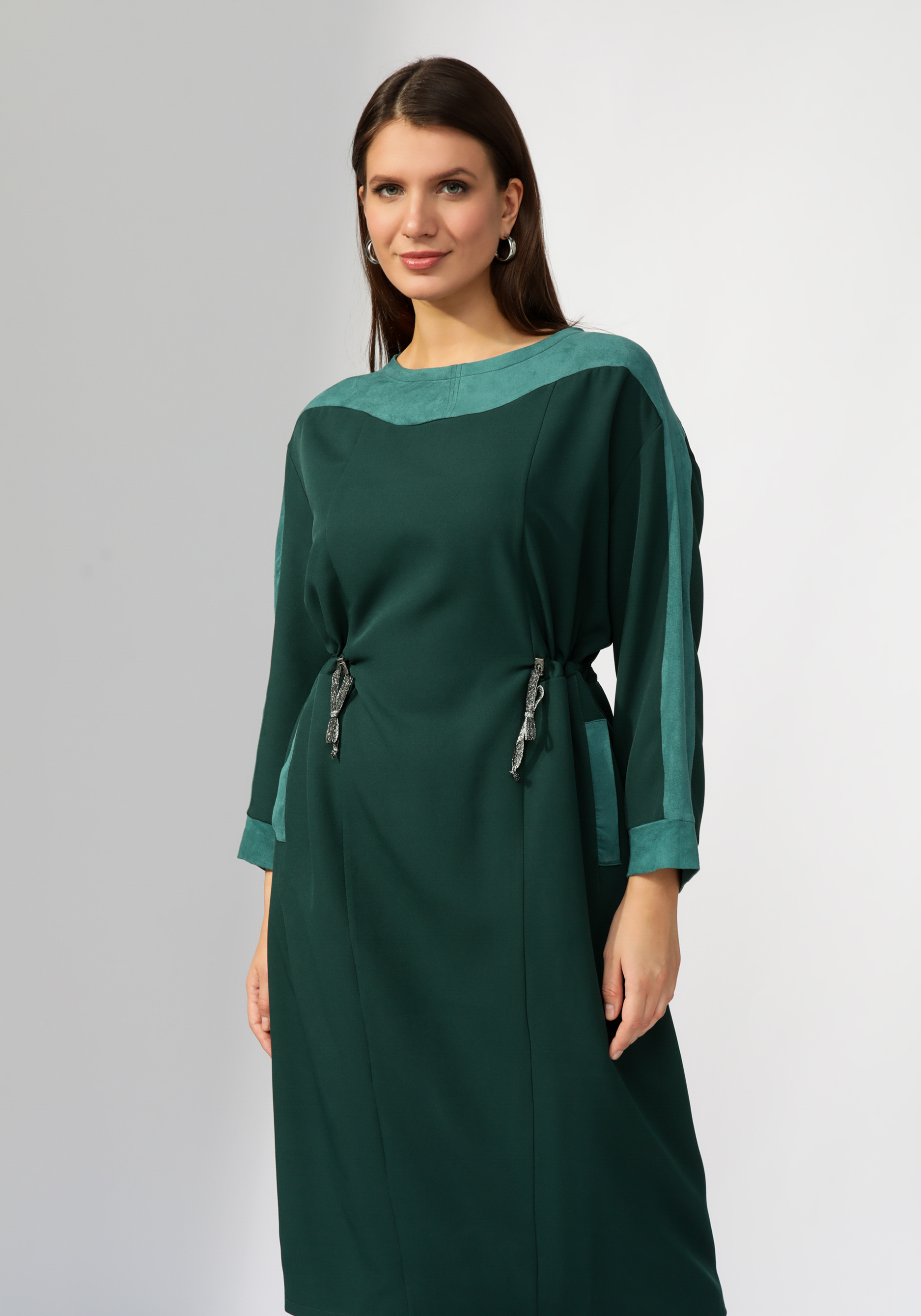 Платье "Стильная идея" GalaGrosso, размер 48, цвет терракотовый - фото 8