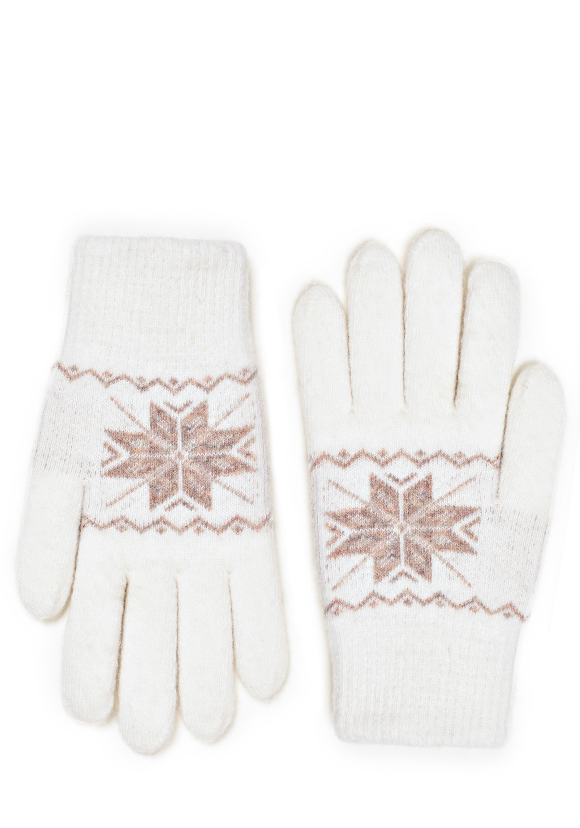 Перчатки женские "Снежинка" Zolinger, цвет фиолетовый, размер one size - фото 1