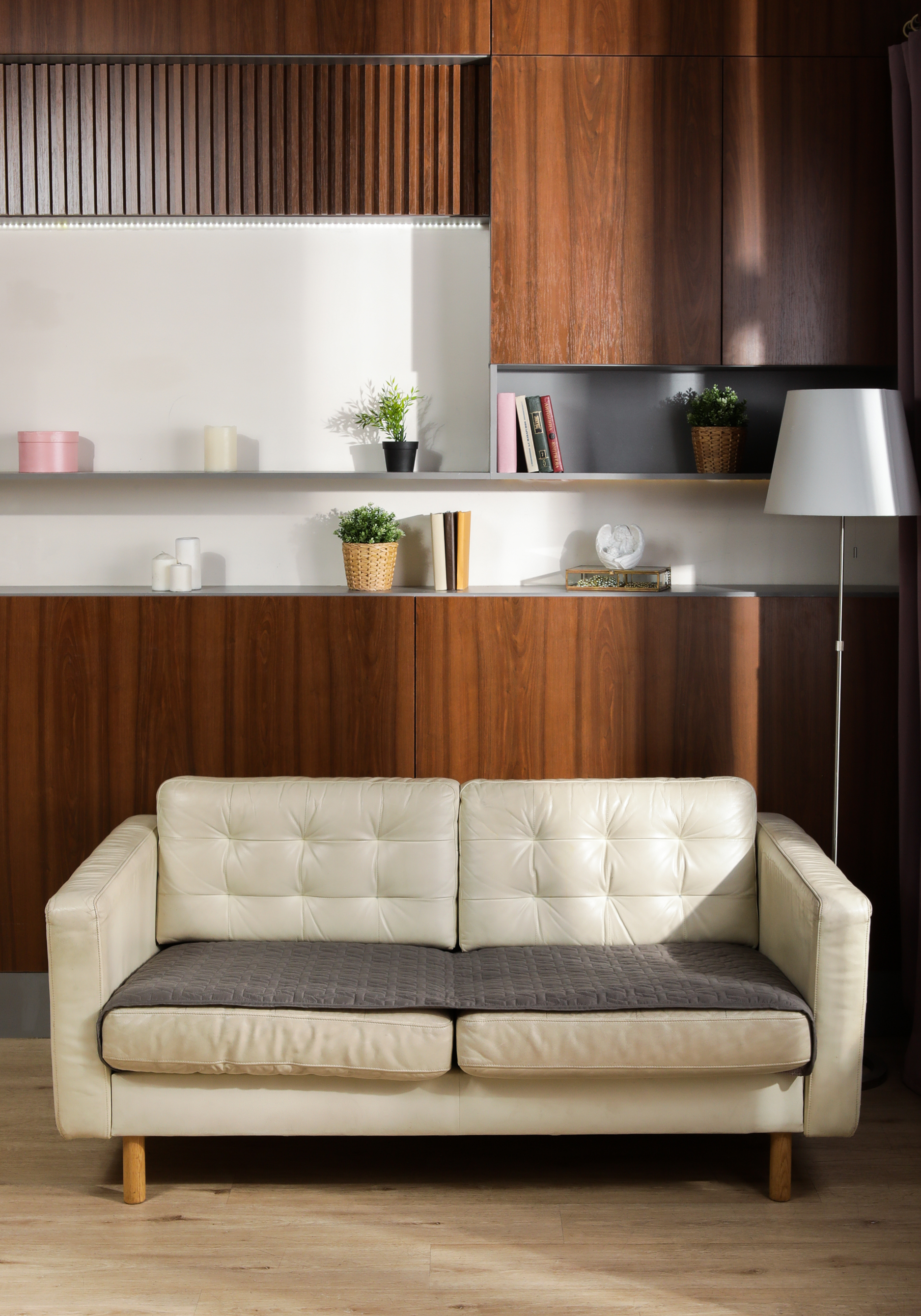 Накидка на диван "Самира", цвет серый, размер 70*200 - фото 3