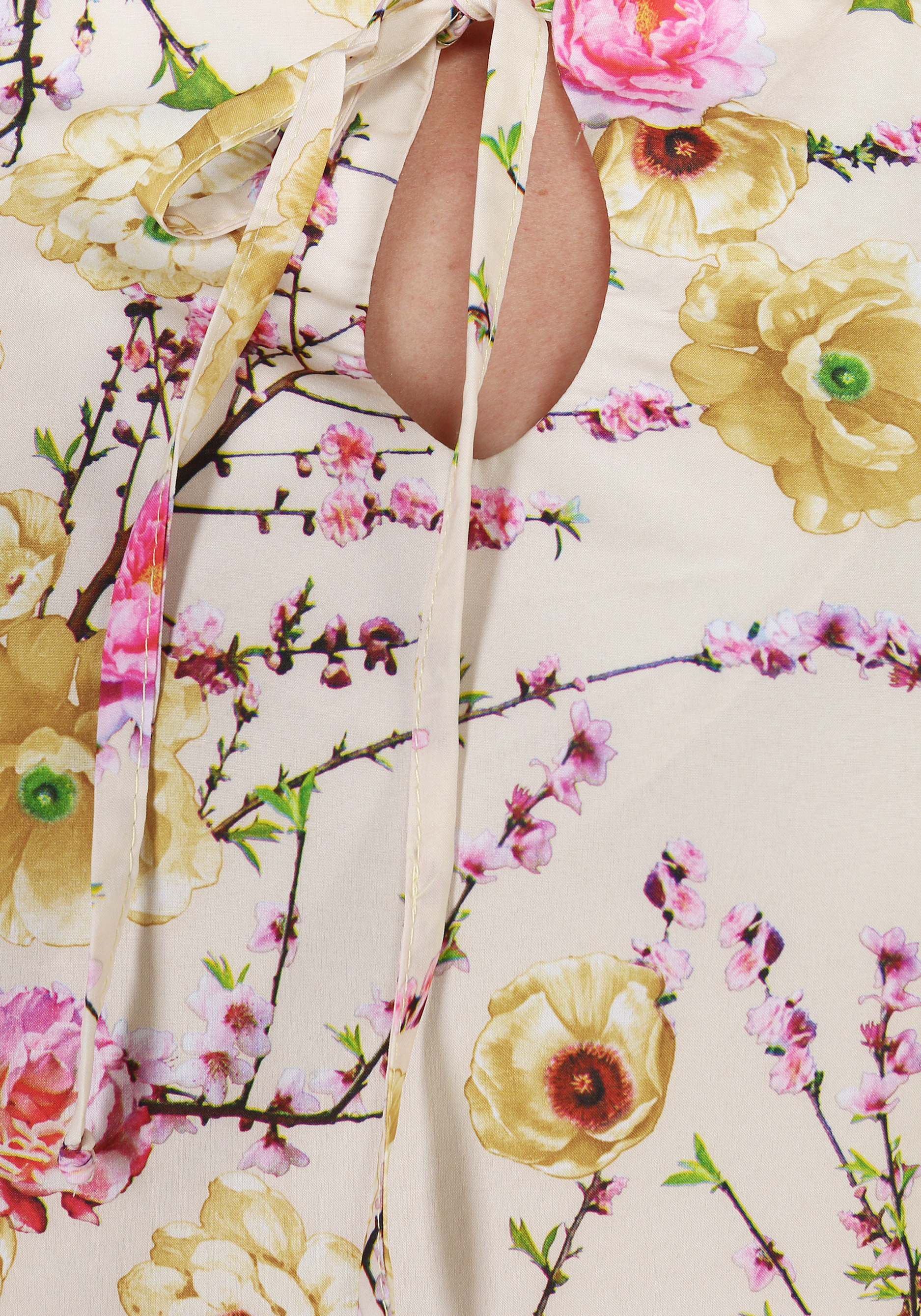 Платье с принтом "Цветы" и расклешенной юбкой BlagoF, размер 50 - фото 3