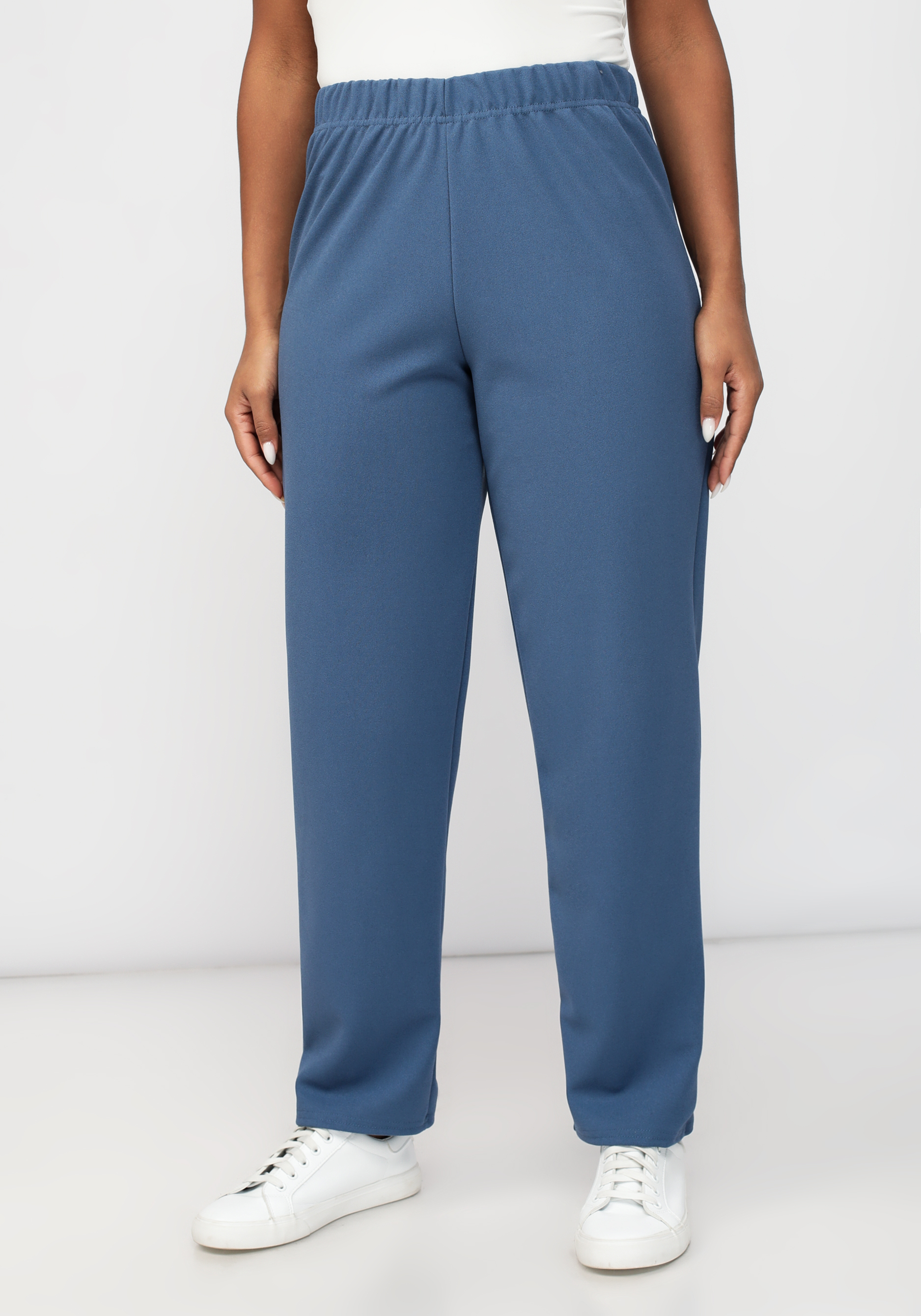 Женские брюки-стрейч "Анастасия" NATALI, цвет синий, размер 48 - фото 9