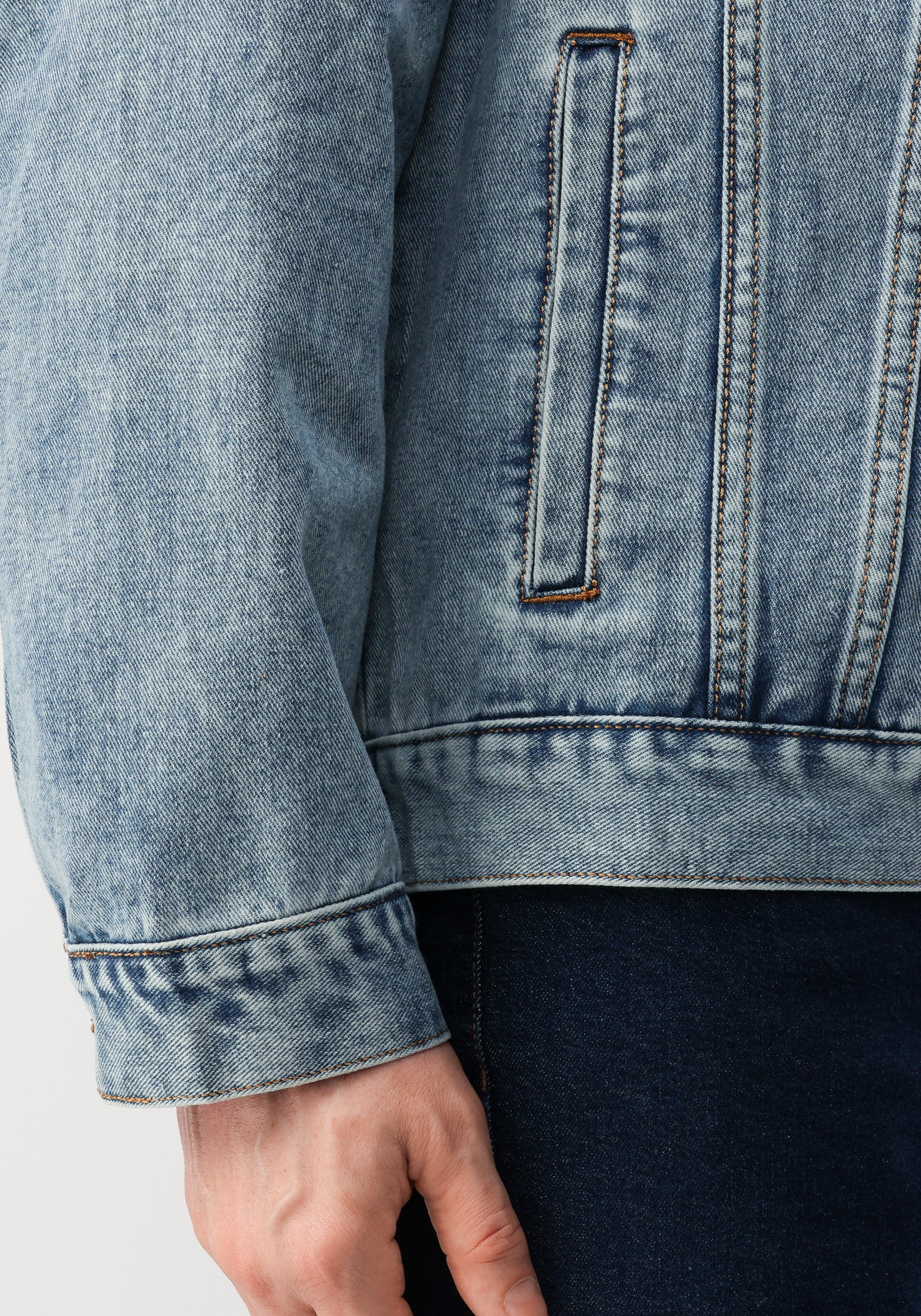 Куртка джинсовая No name, цвет голубой, размер 58 - фото 8