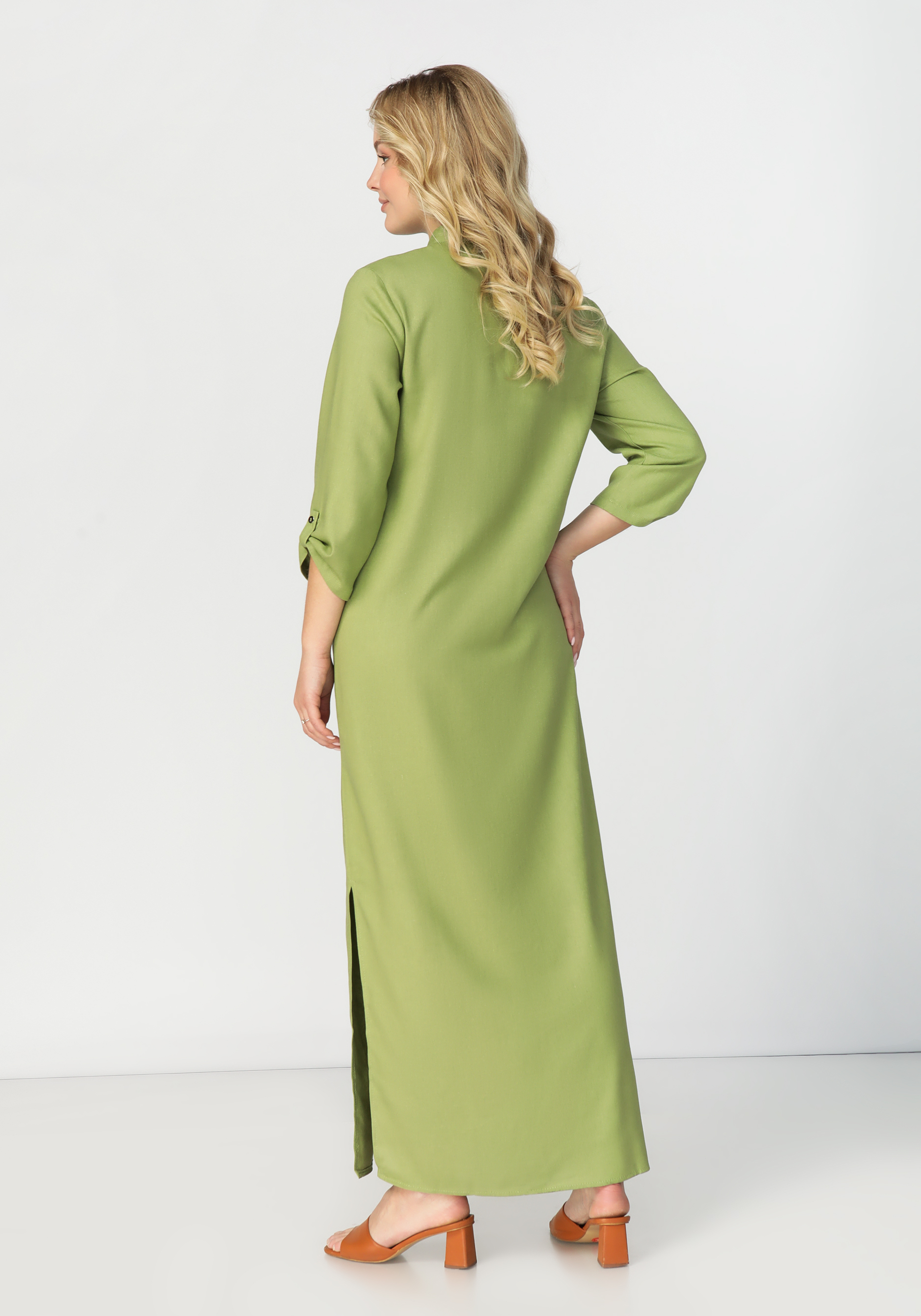 Платье женское "Амелия" Cleo, цвет зеленый, размер 48 - фото 3