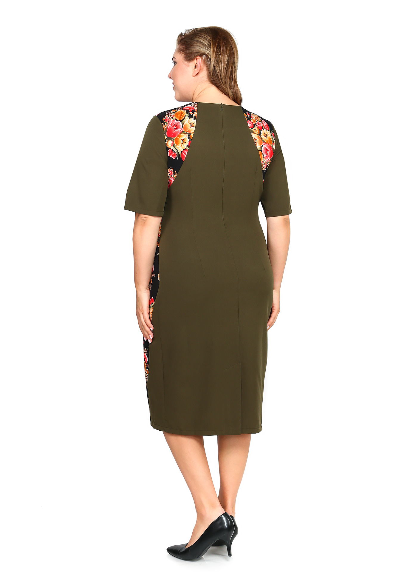 Платье "Цветочные линии" Bianka Modeno, размер 50 - фото 4